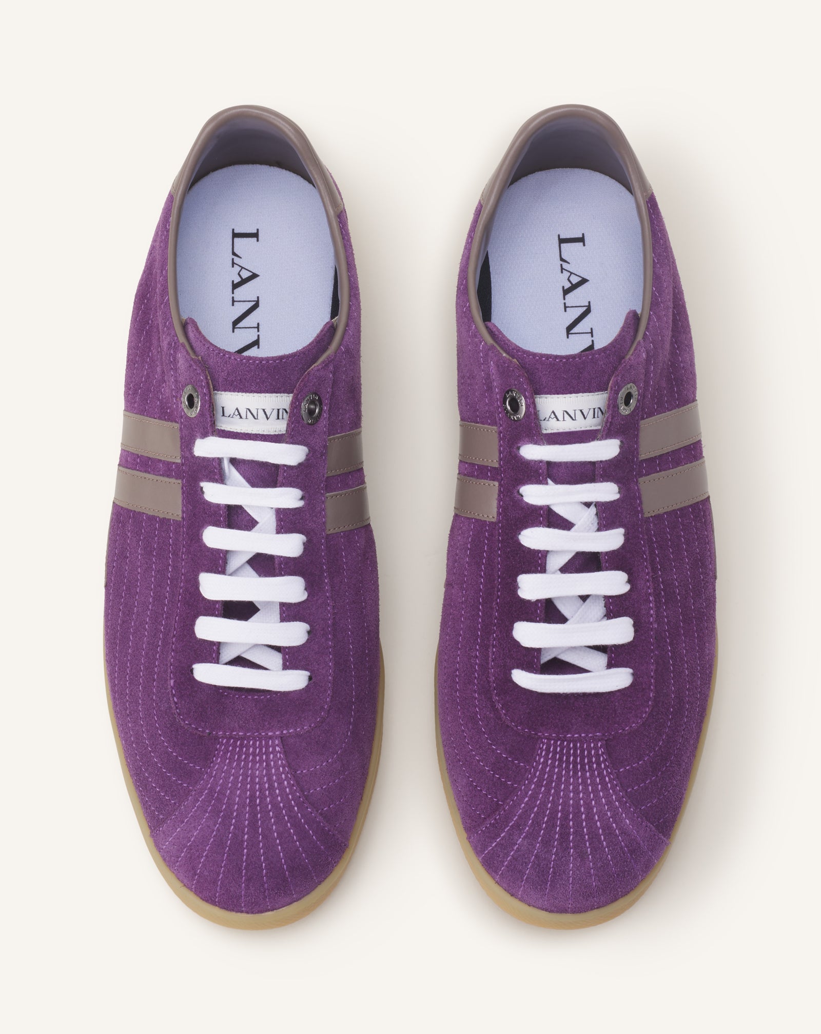 PURPLE SNEAKERS GLEN 2.0 IN LEATHER