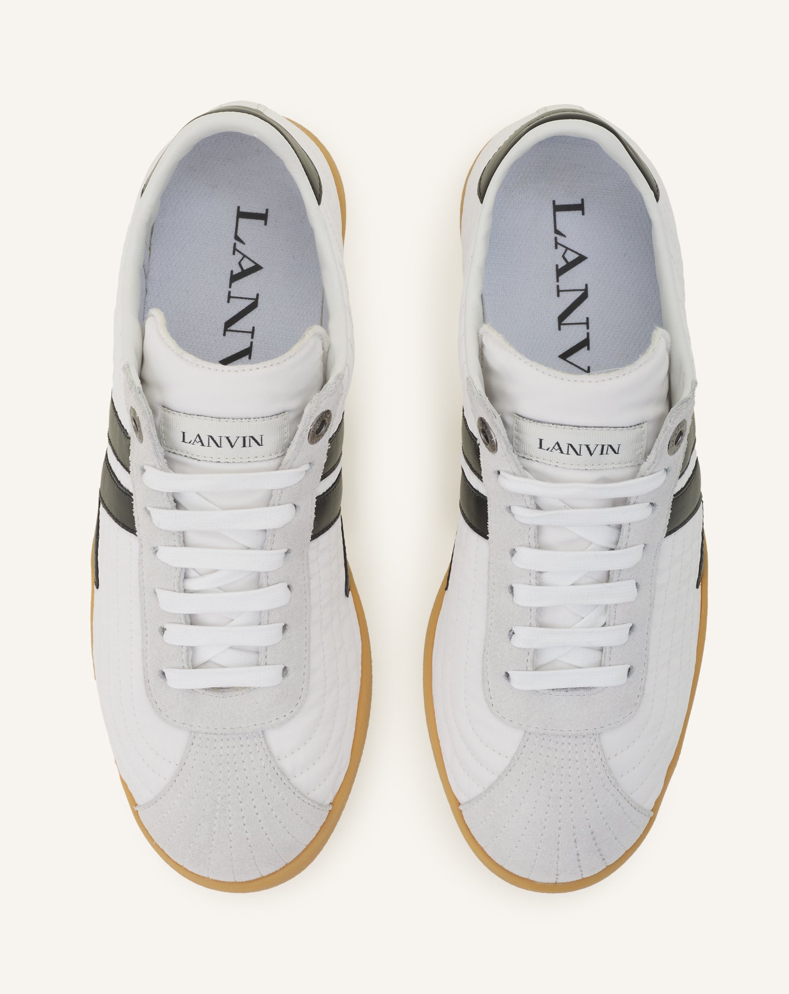White Glen 2.0 Sneakers In Nylon | Lanvin