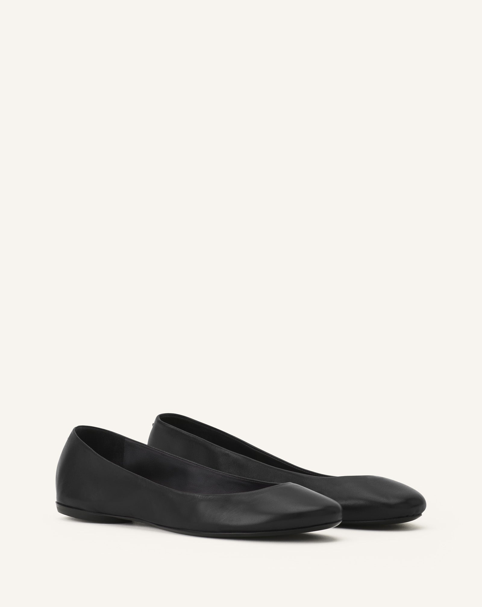 THE BALLERINA FLAT IN LEATHER