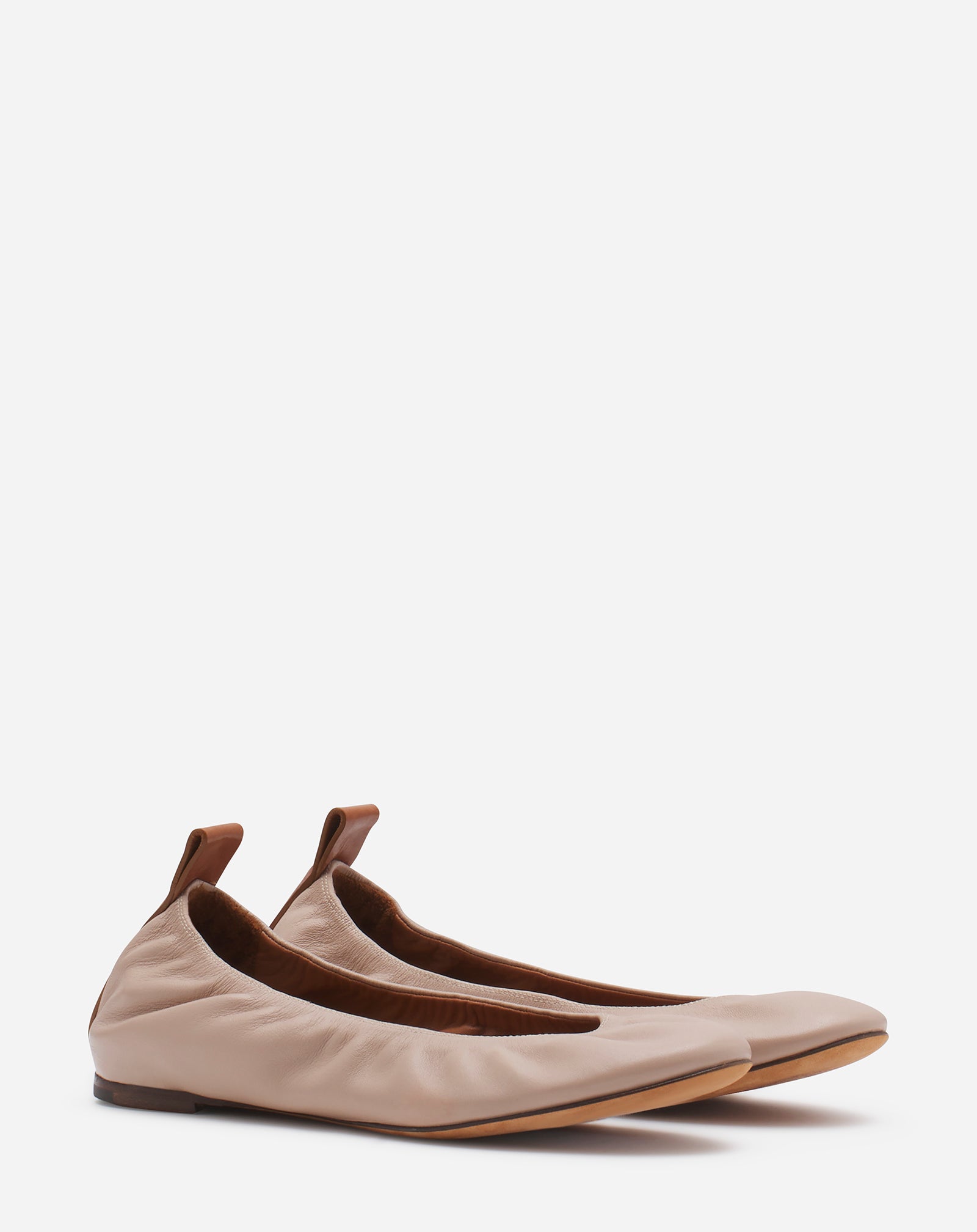 THE LEATHER BALLERINA FLAT