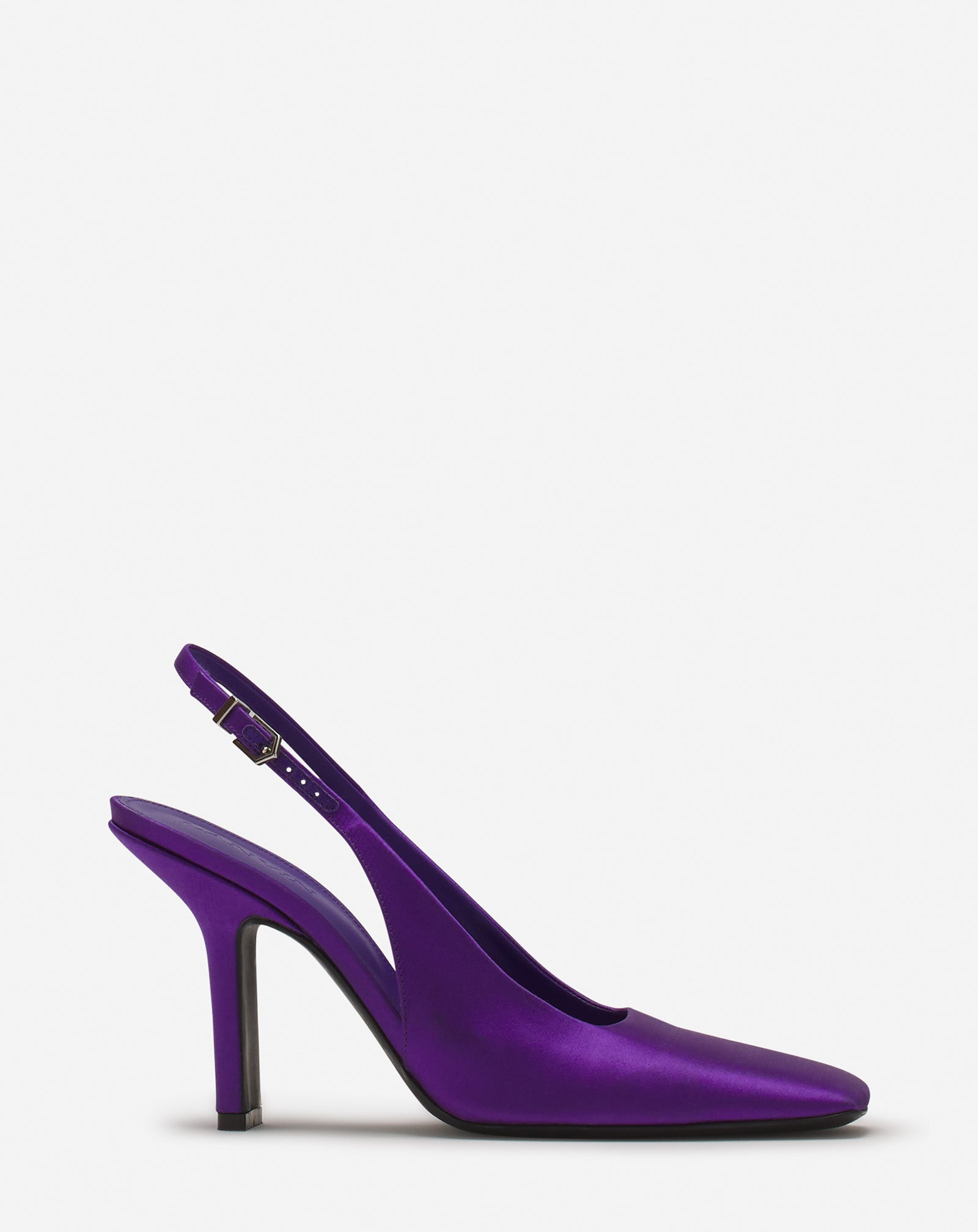 MESURE SATIN PUMPS