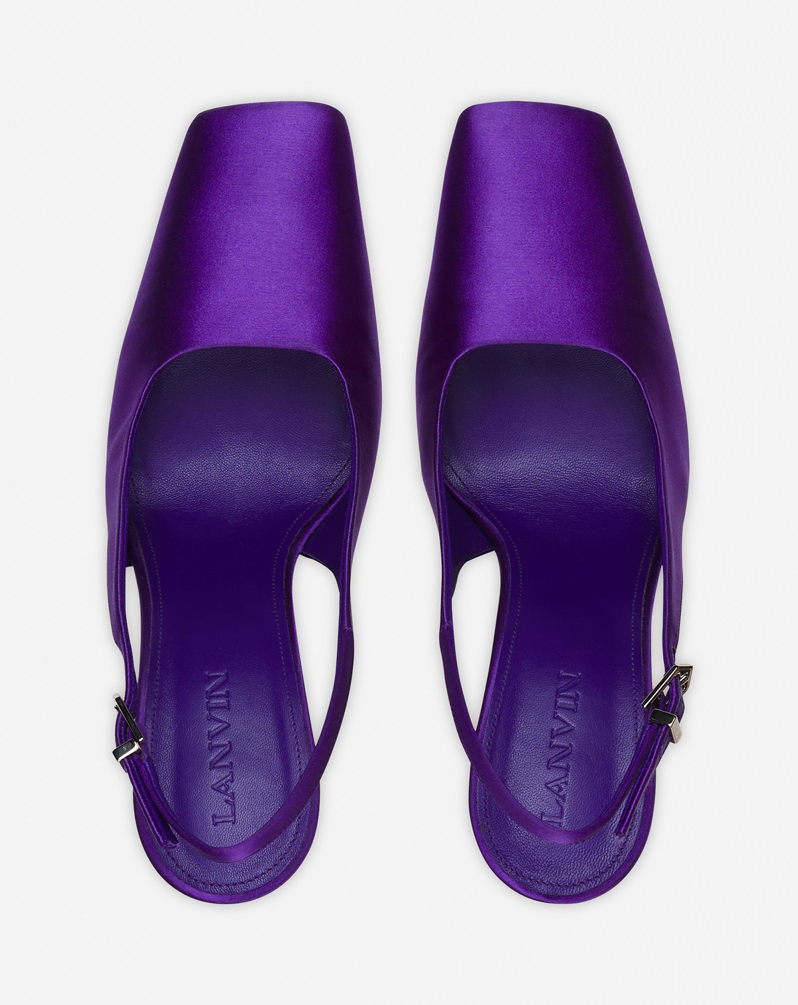 MESURE SATIN PUMPS
