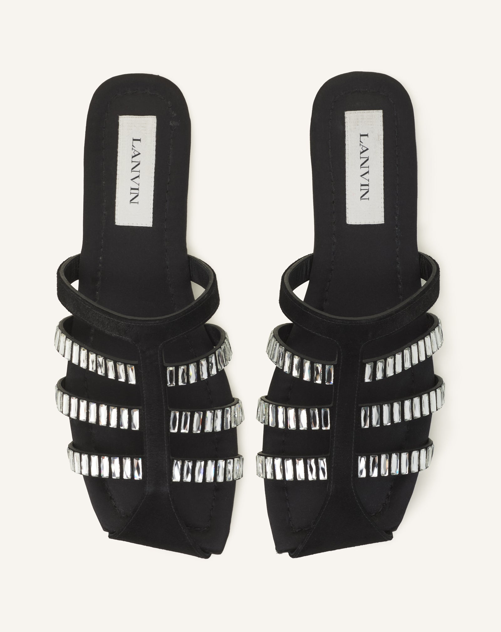 BLACK CELESTE SANDALS