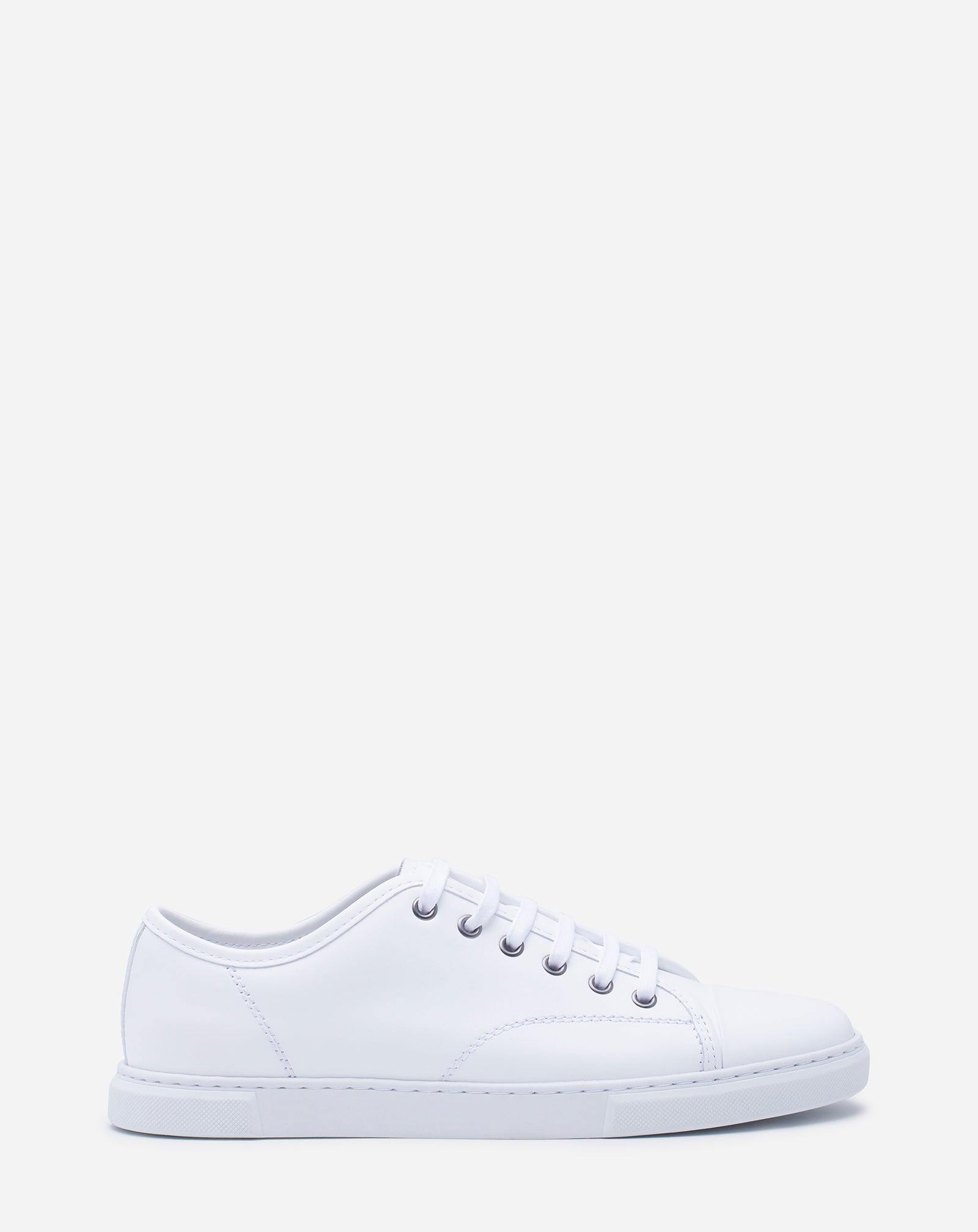 White Dbb1 Leather Sneakers | Lanvin