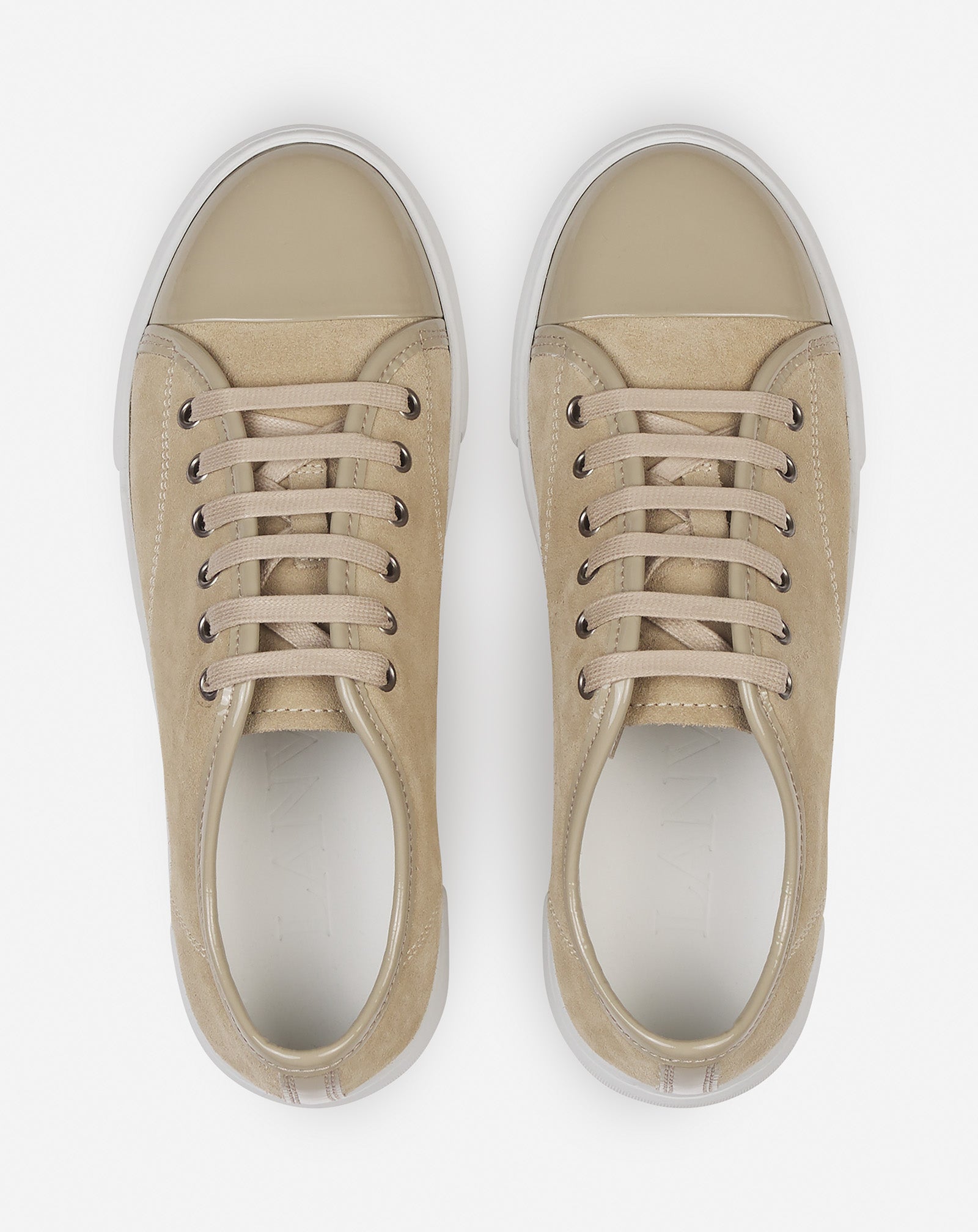 DBB1 SNEAKERS IN SUEDE AND PATENT LEATHER