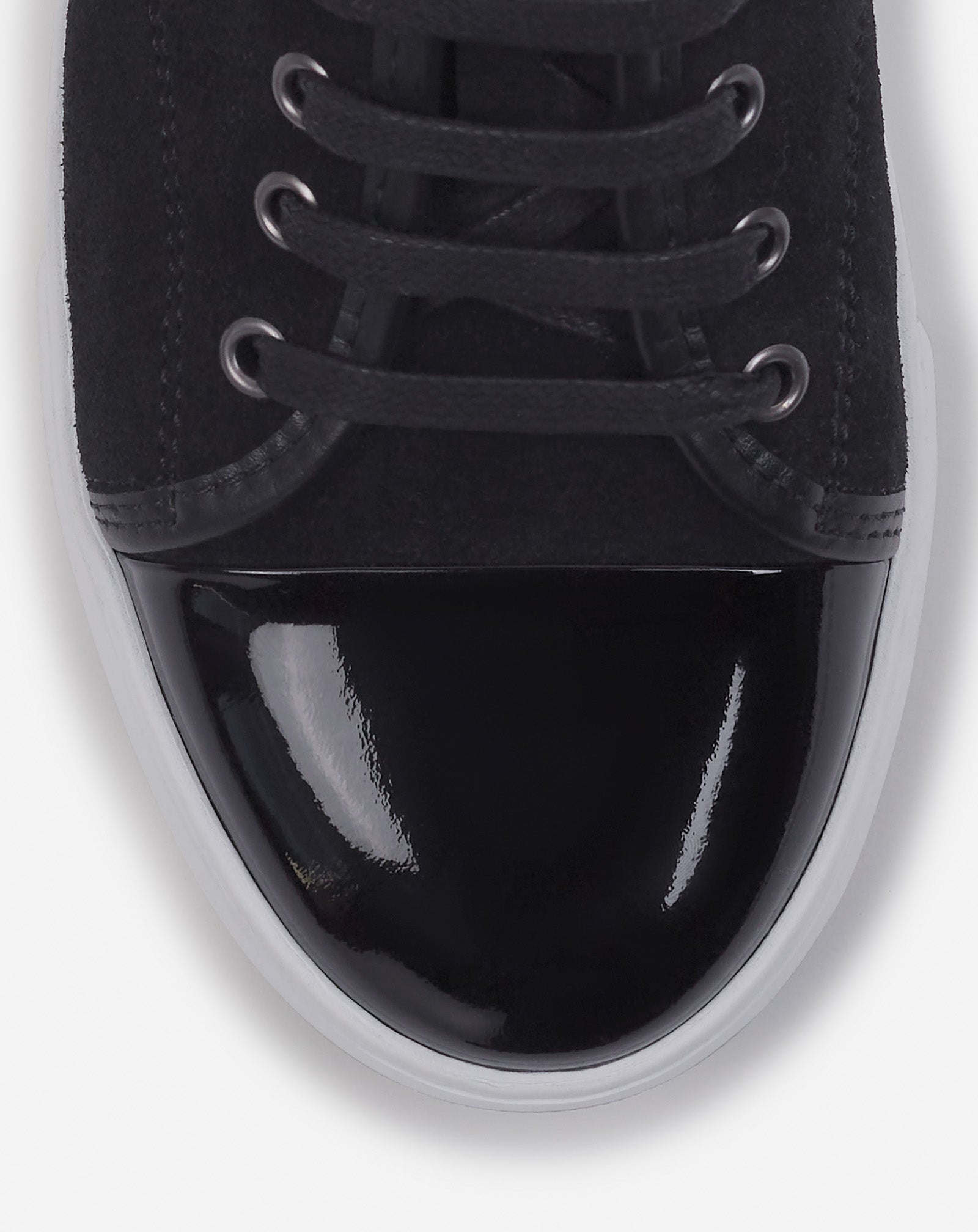 DBB1 SNEAKERS IN SUEDE AND PATENT LEATHER