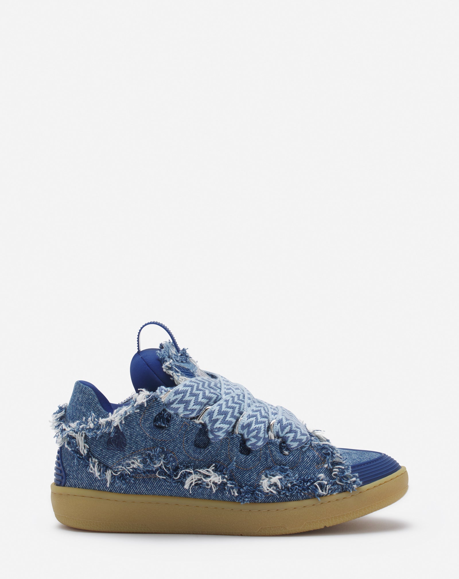 CURB SNEAKERS IN DENIM