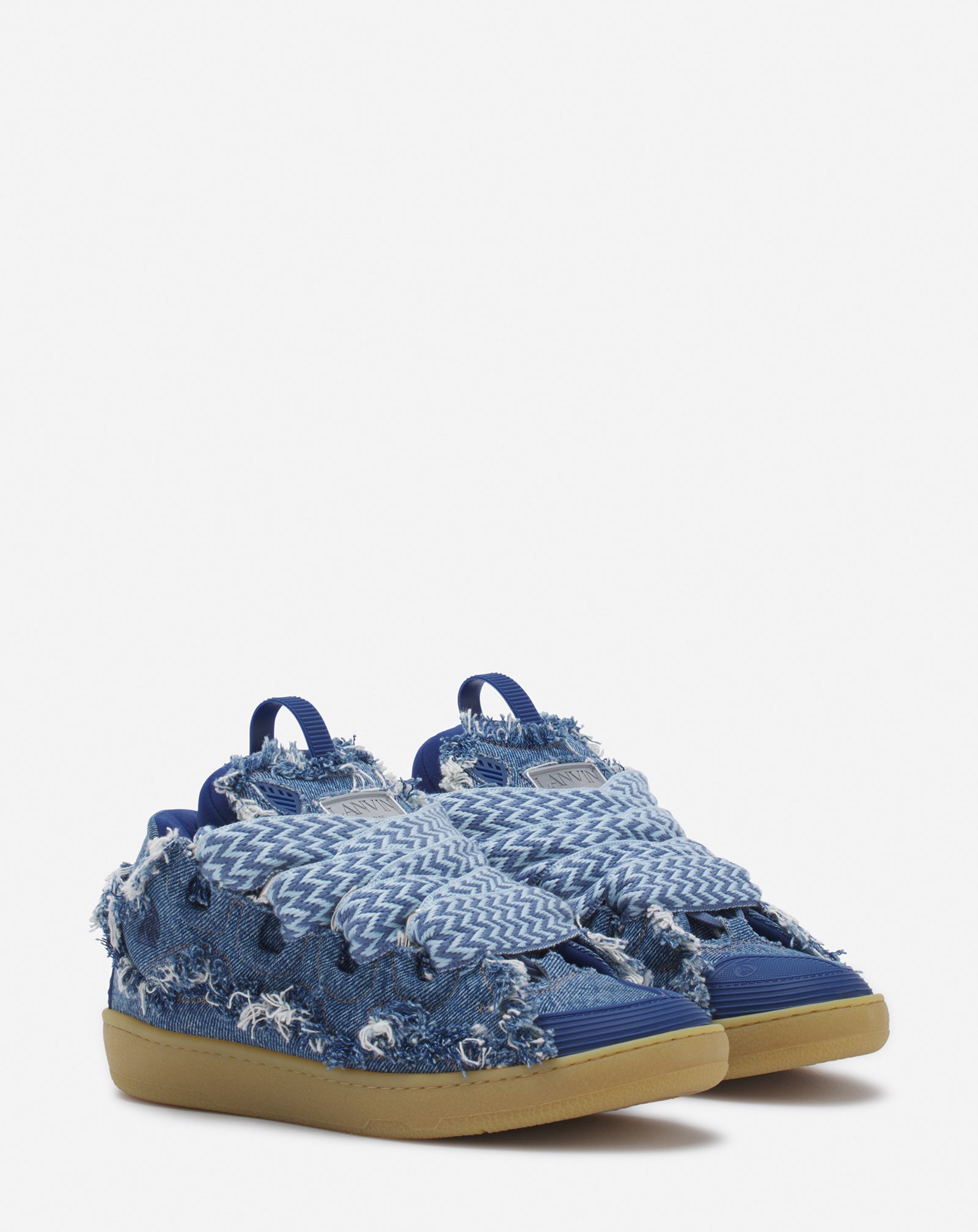 CURB SNEAKERS IN DENIM