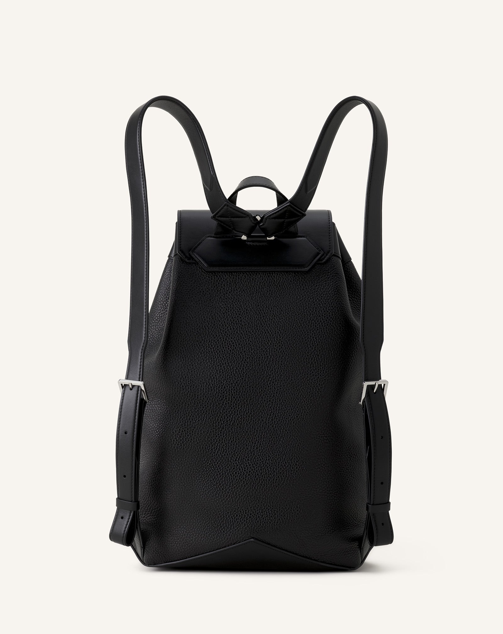 Sac À Dos Zaino En Cuir Black | Lanvin
