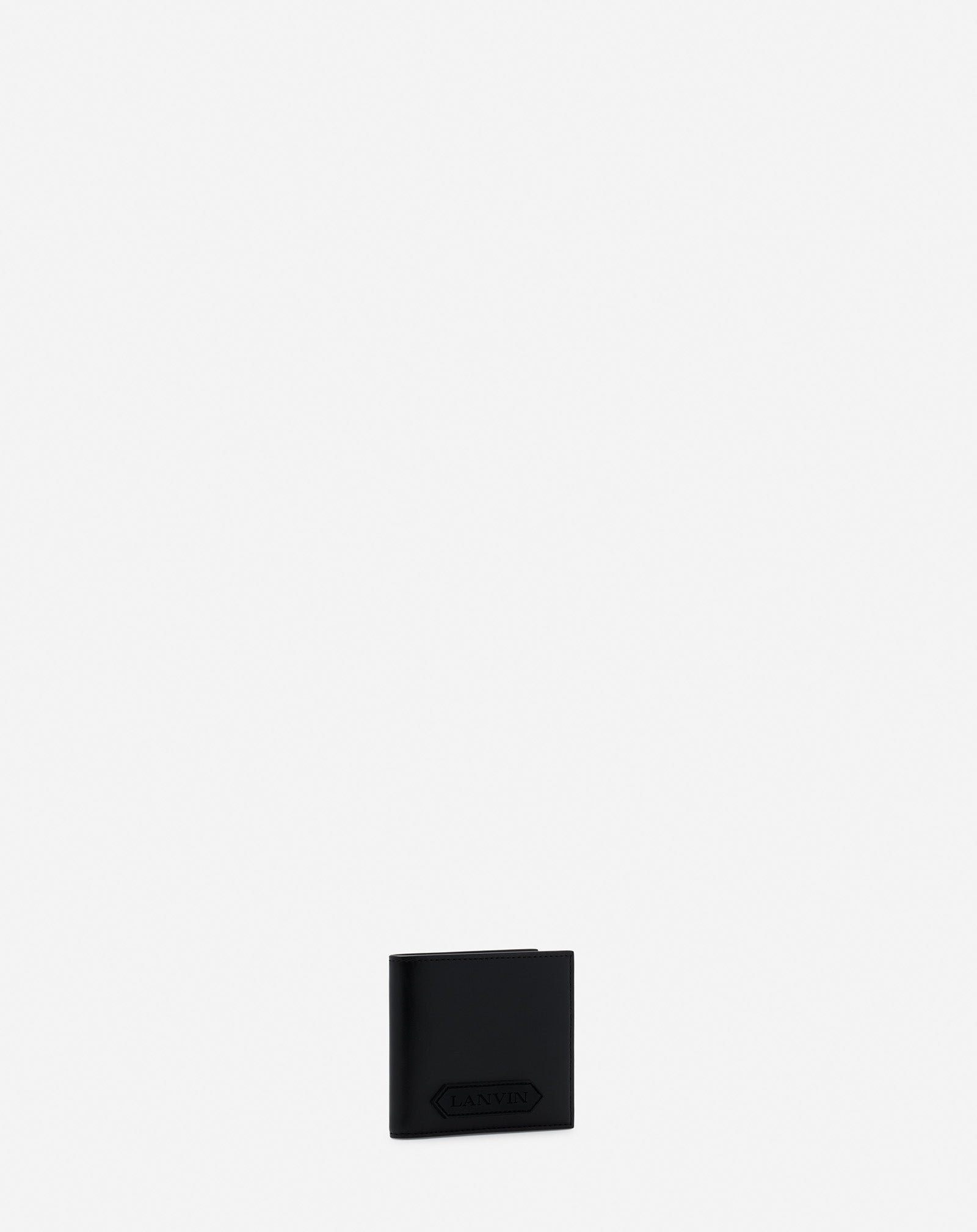 Black Lanvin Signature Leather Wallet | Lanvin