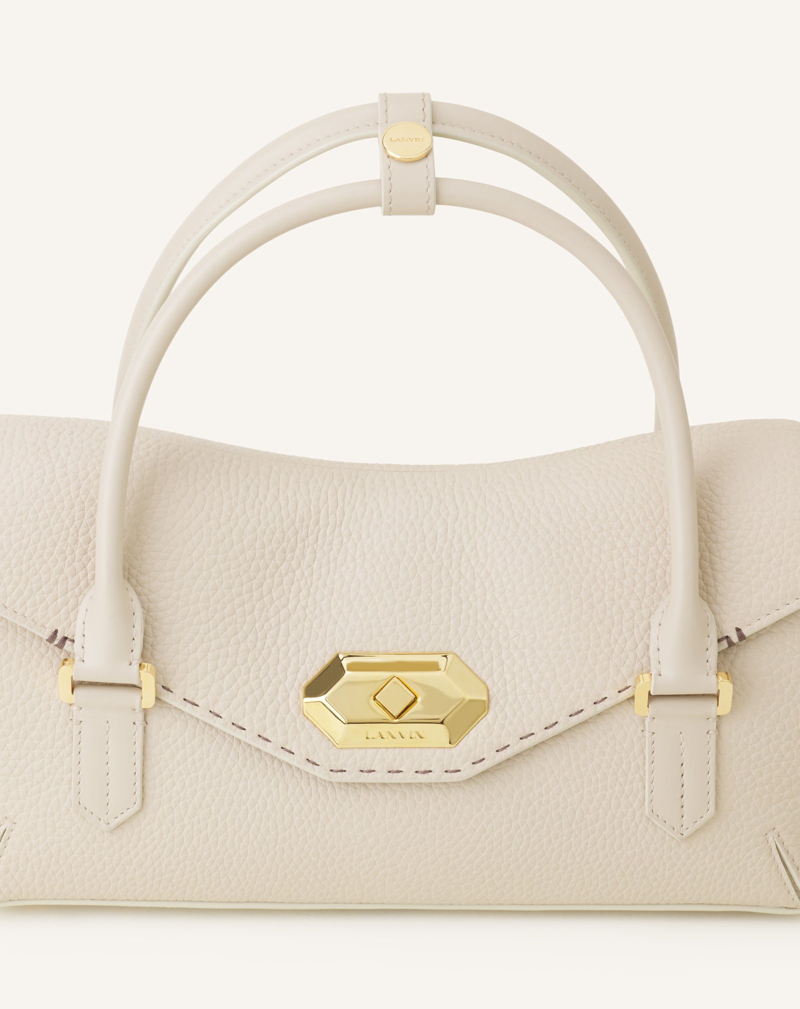White Le Confident By Lanvin 26 Leather Bag | Lanvin