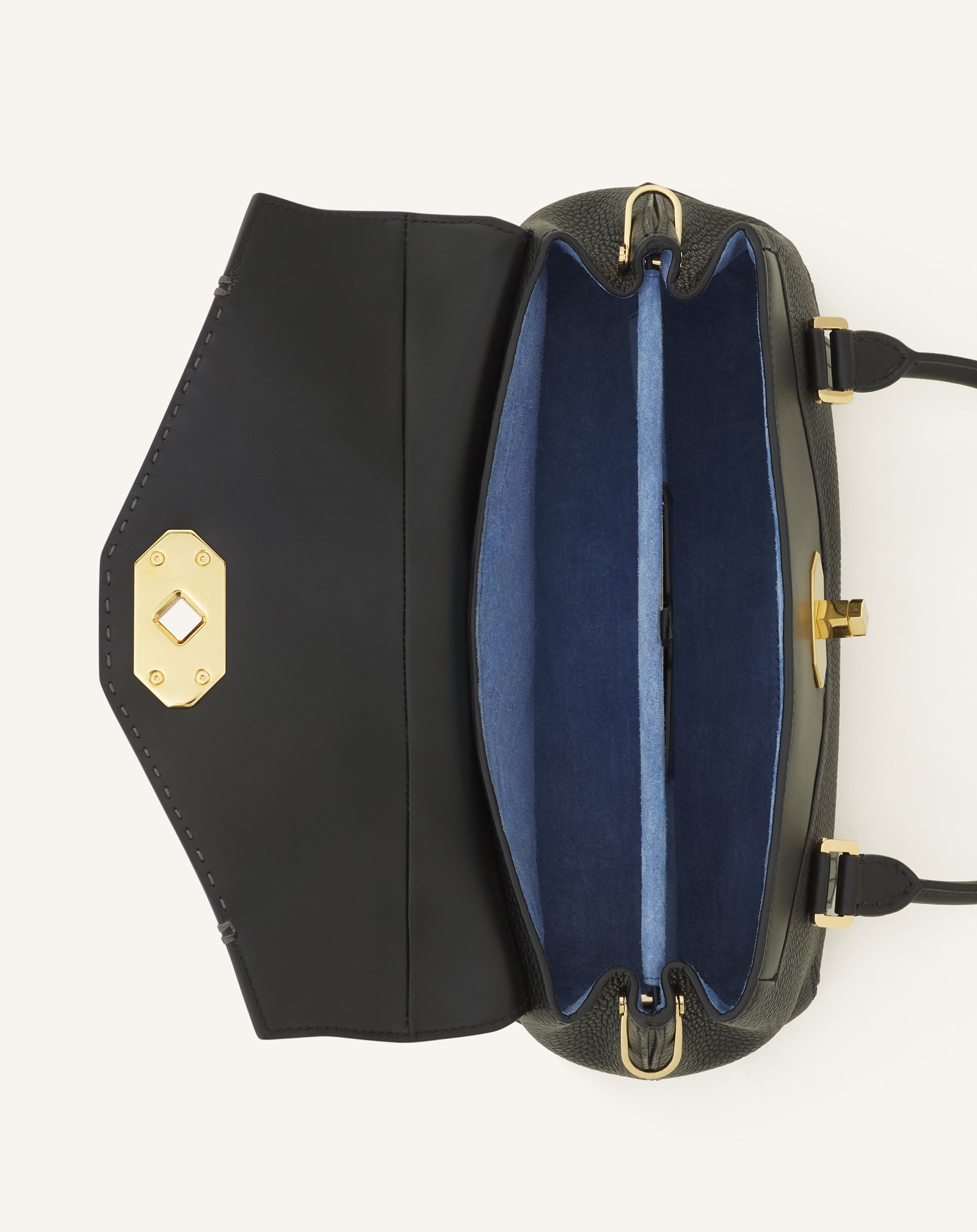 BLACK LE CONFIDENT BY LANVIN 26 LEATHER BAG