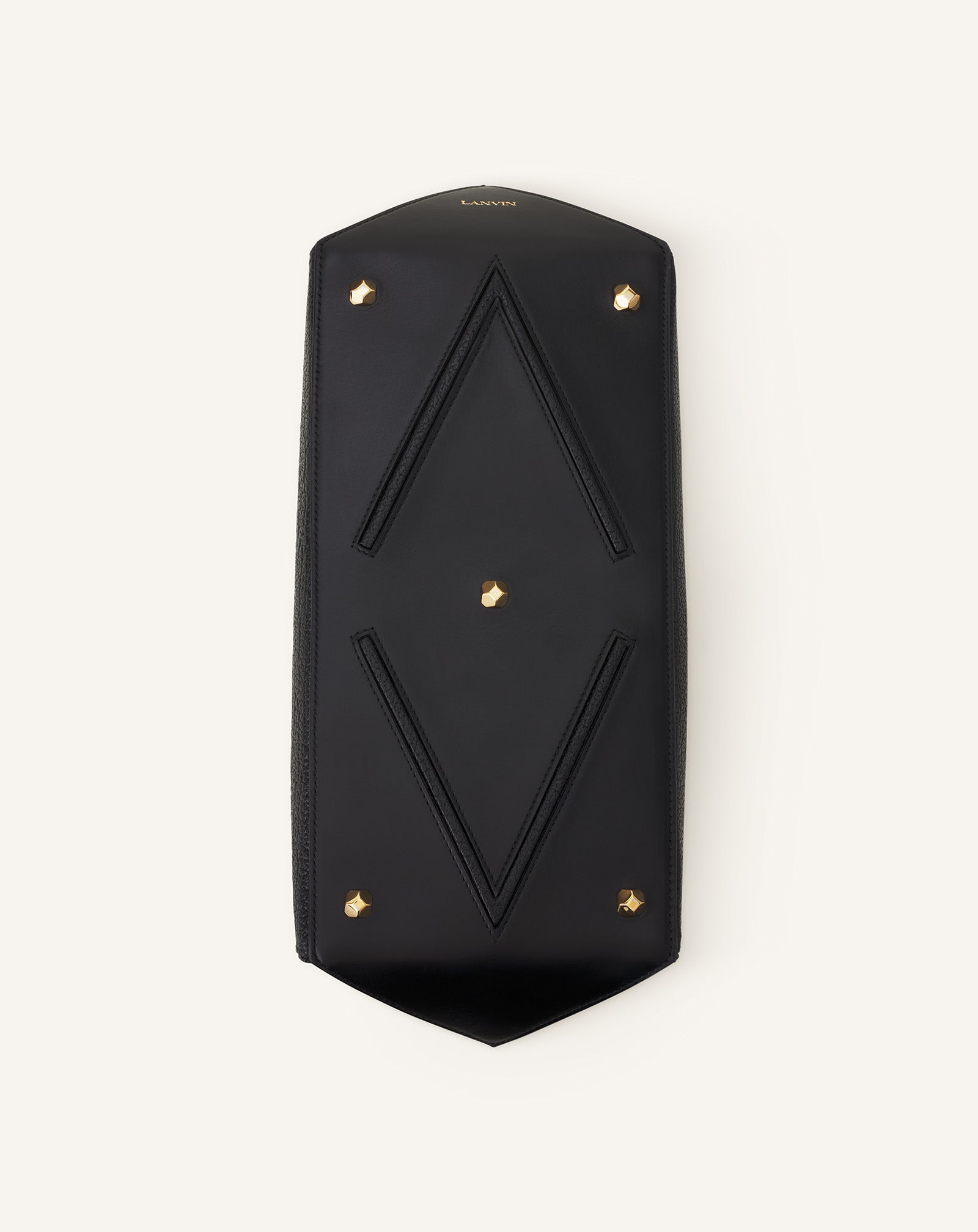 BLACK LE CONFIDENT BY LANVIN LEATHER BAG