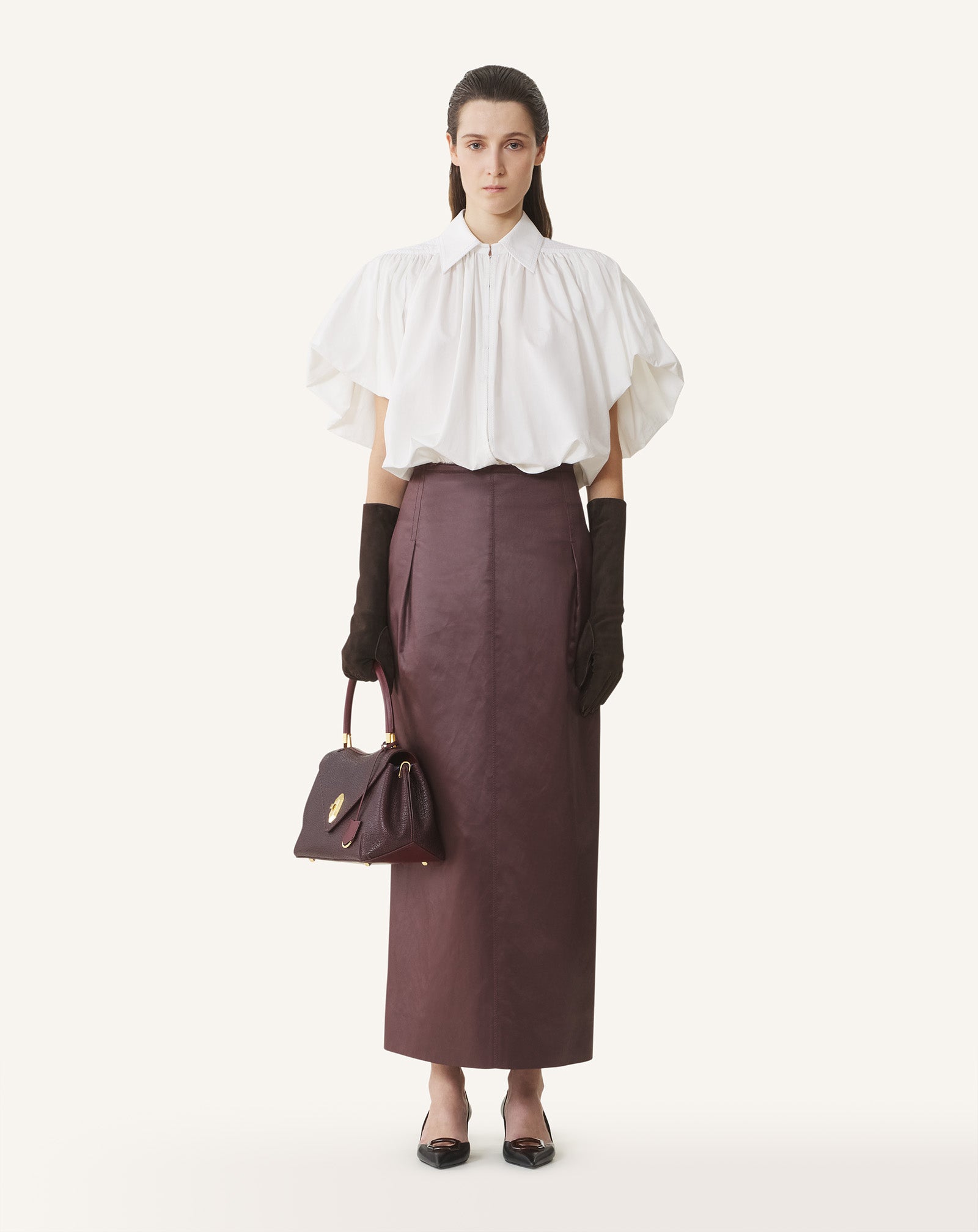 LE CONFIDENT BY LANVIN LEATHER BAG