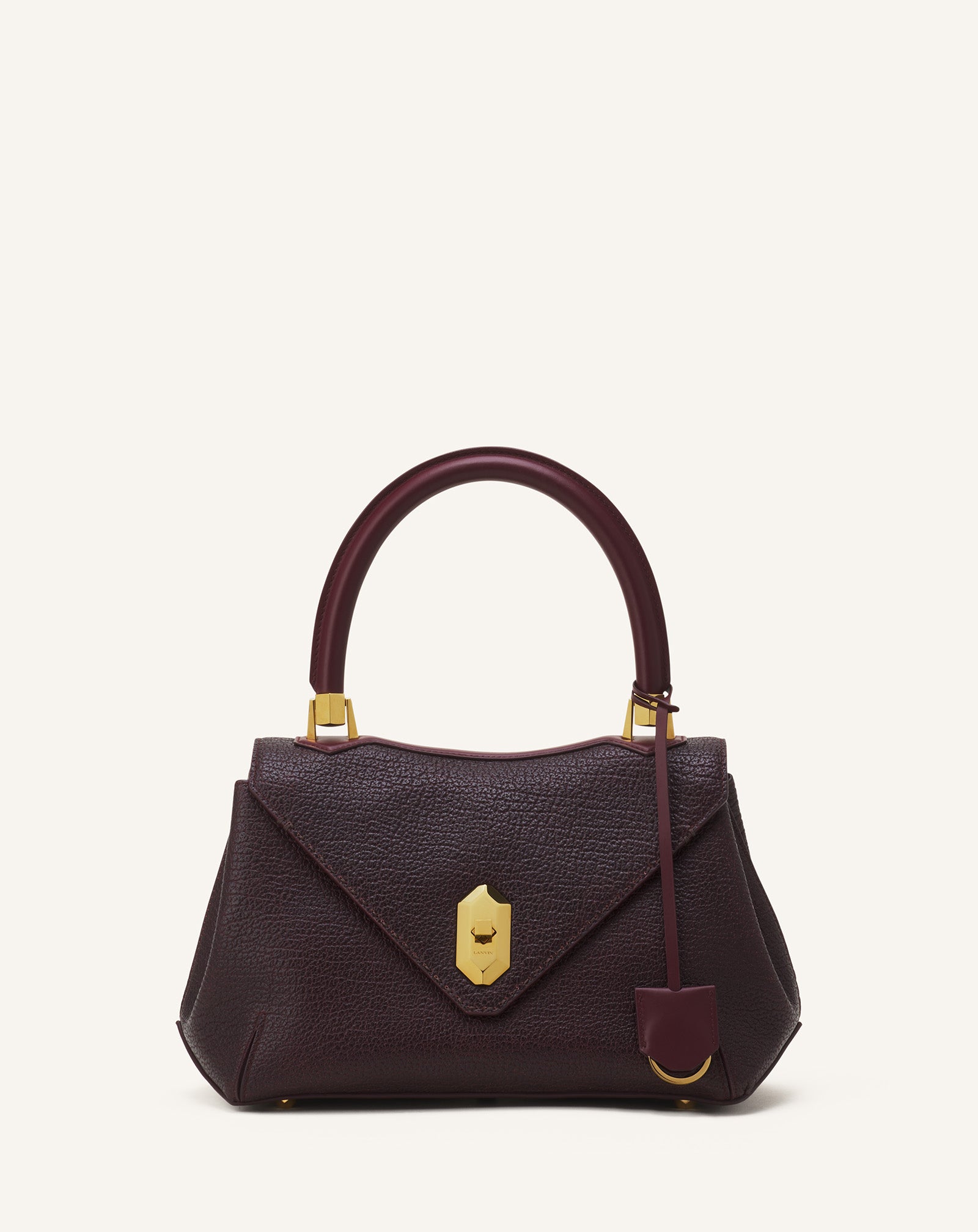 BROWN LE CONFIDENT BY LANVIN LEATHER BAG