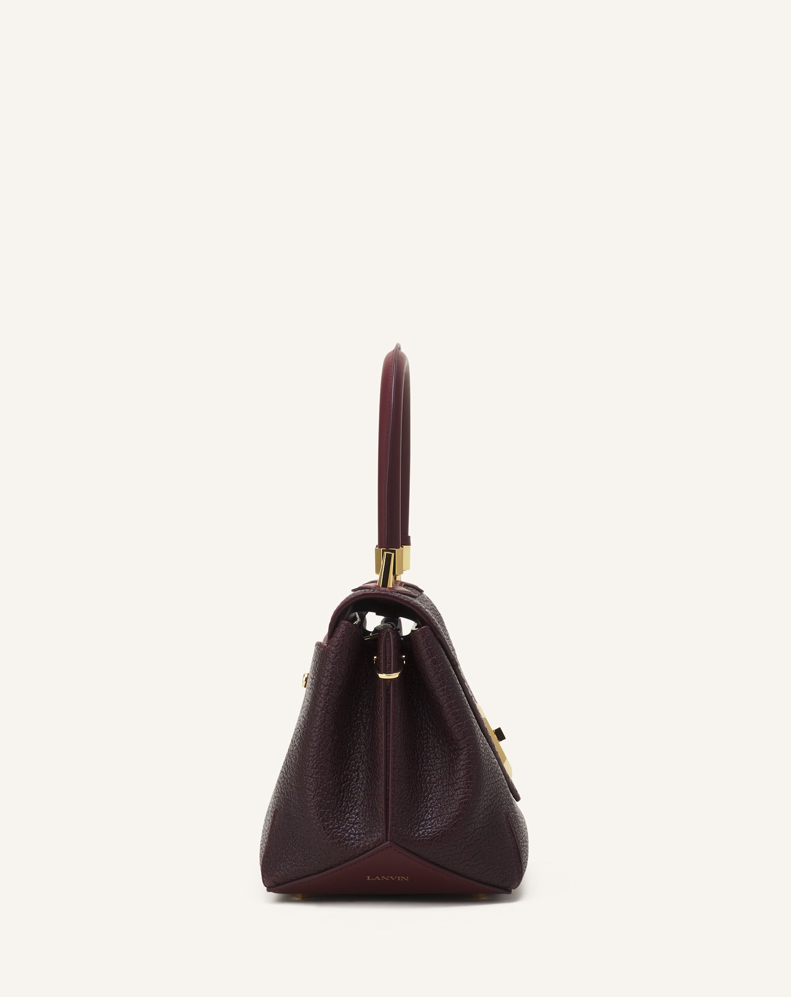 BROWN LE CONFIDENT BY LANVIN LEATHER BAG