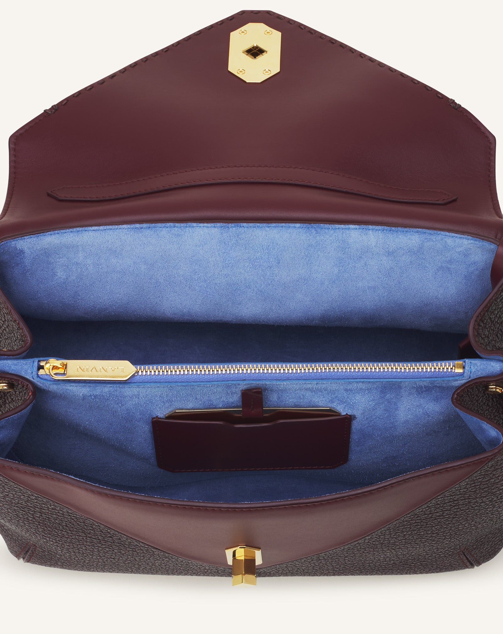 Brown Le Confident By Lanvin Leather Bag | Lanvin