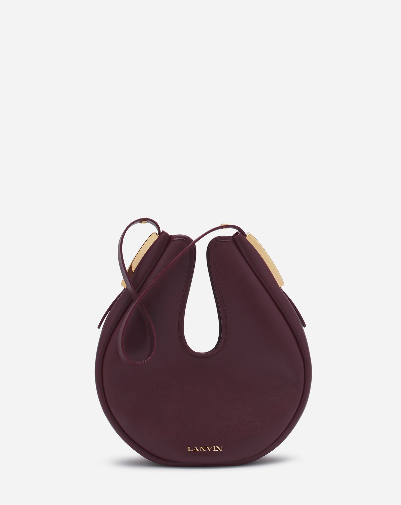 HOBO CYMBAL LEATHER BAG