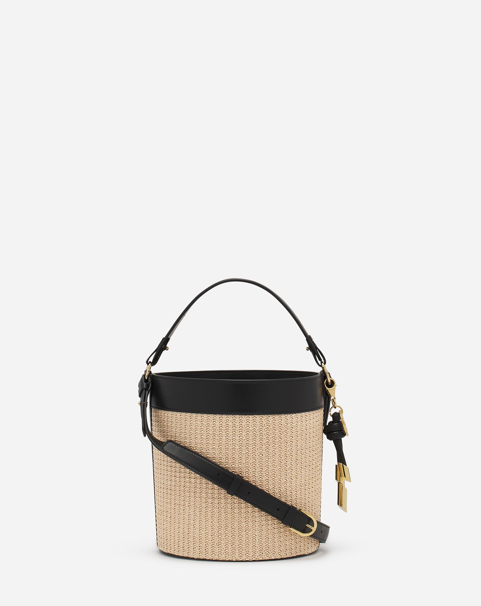 SÉQUENCE RAFFIA BUCKET BAG