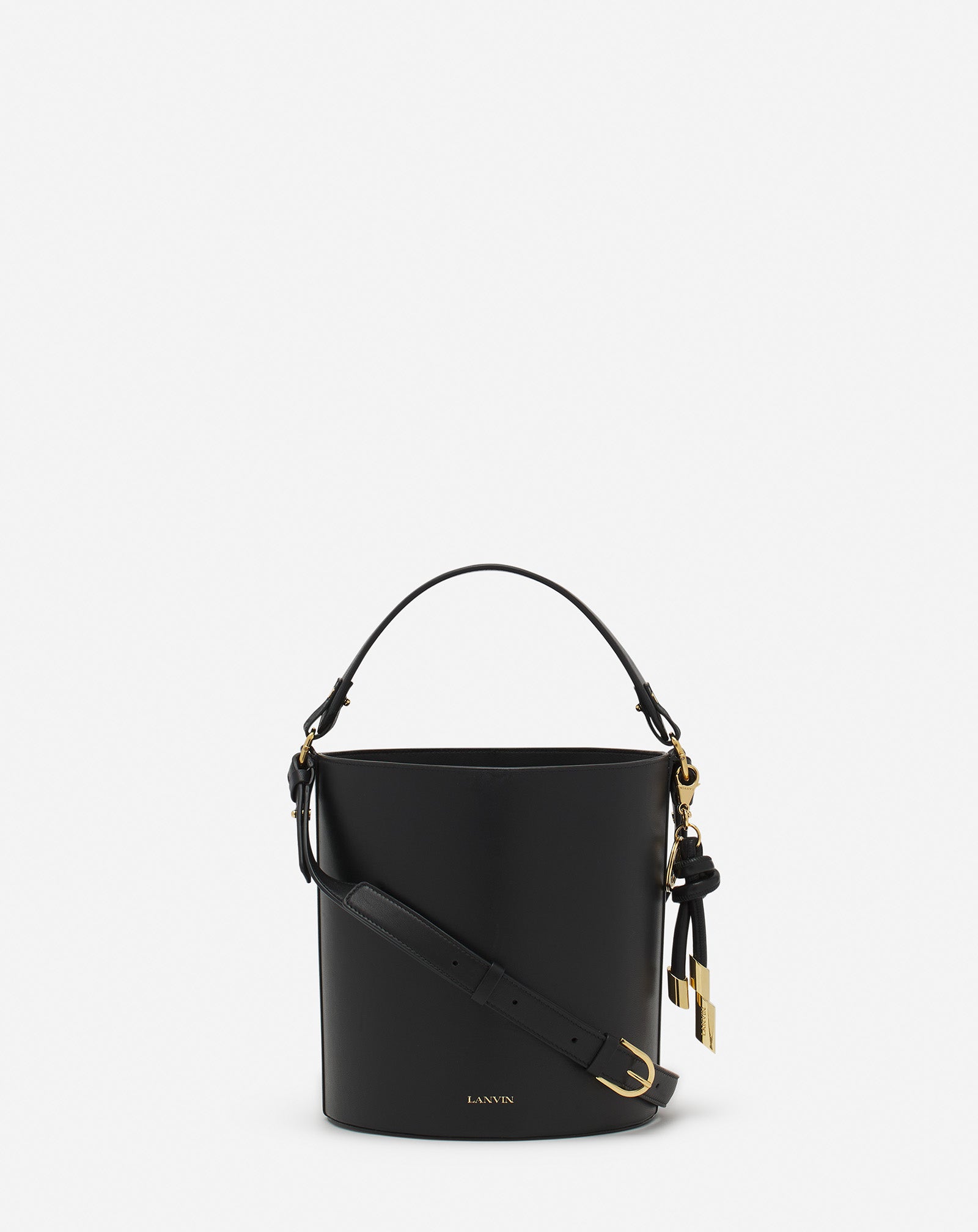 SÉQUENCE LEATHER BUCKET BAG