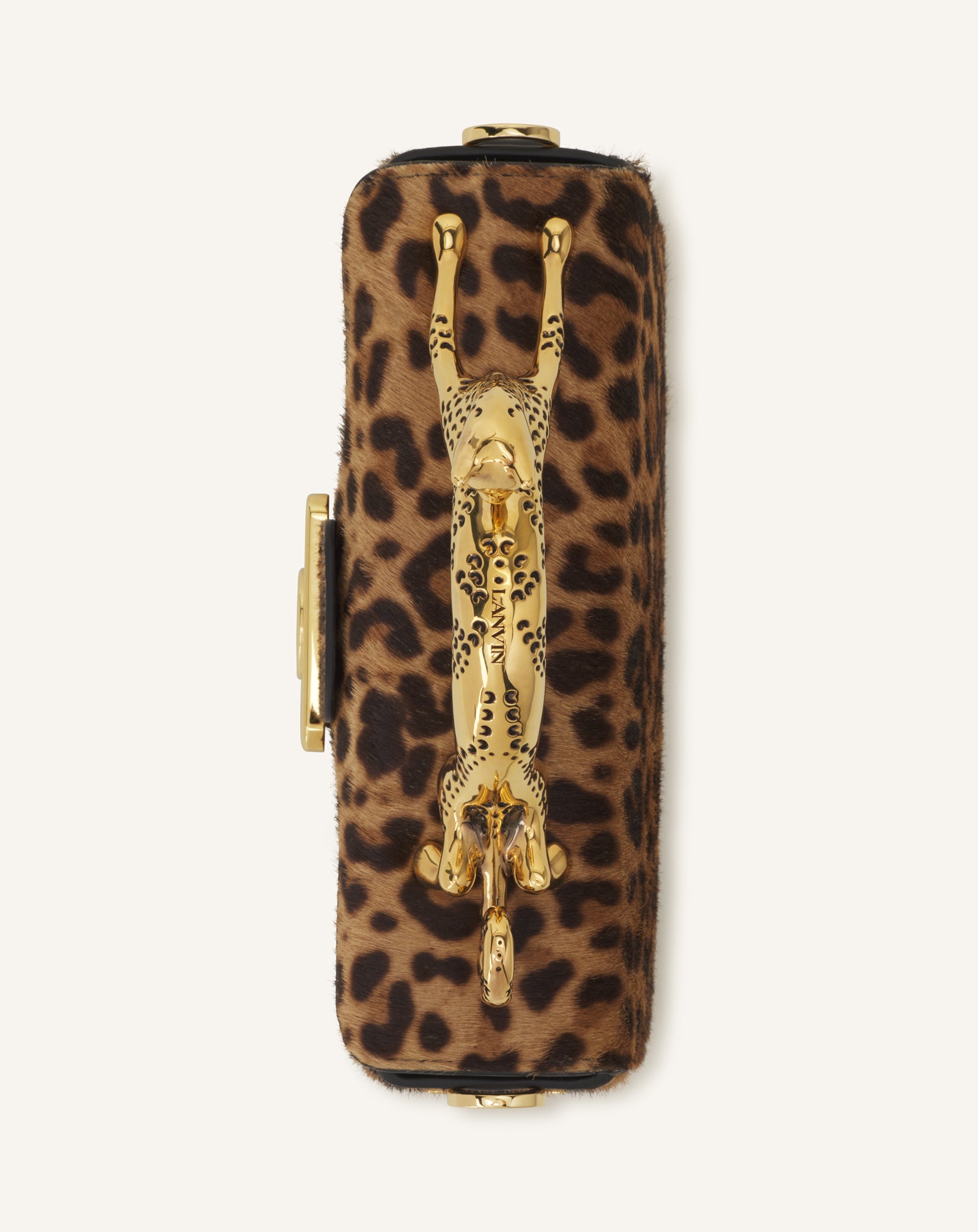 PENCIL CAT NANO BAG IN LEOPARD PRINT