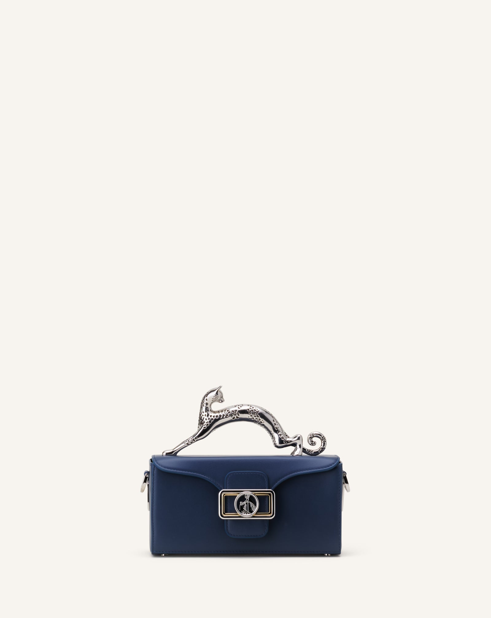 PENCIL CAT NANO BAG IN LEATHER