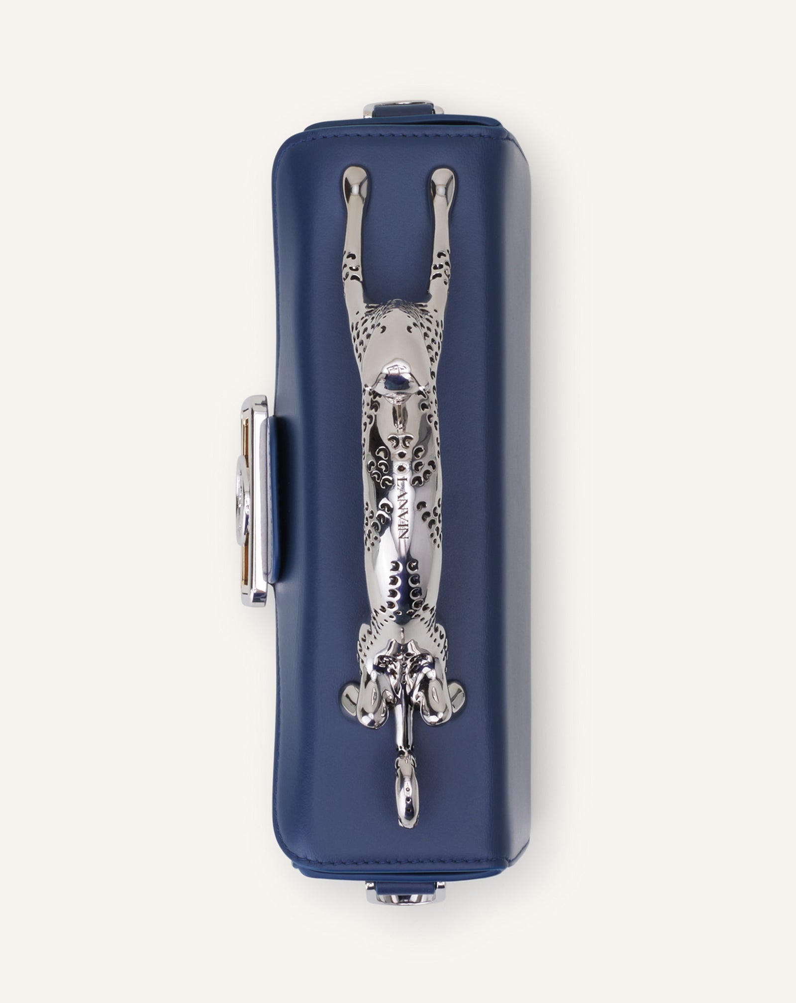 BLUE PENCIL CAT NANO BAG IN LEATHER