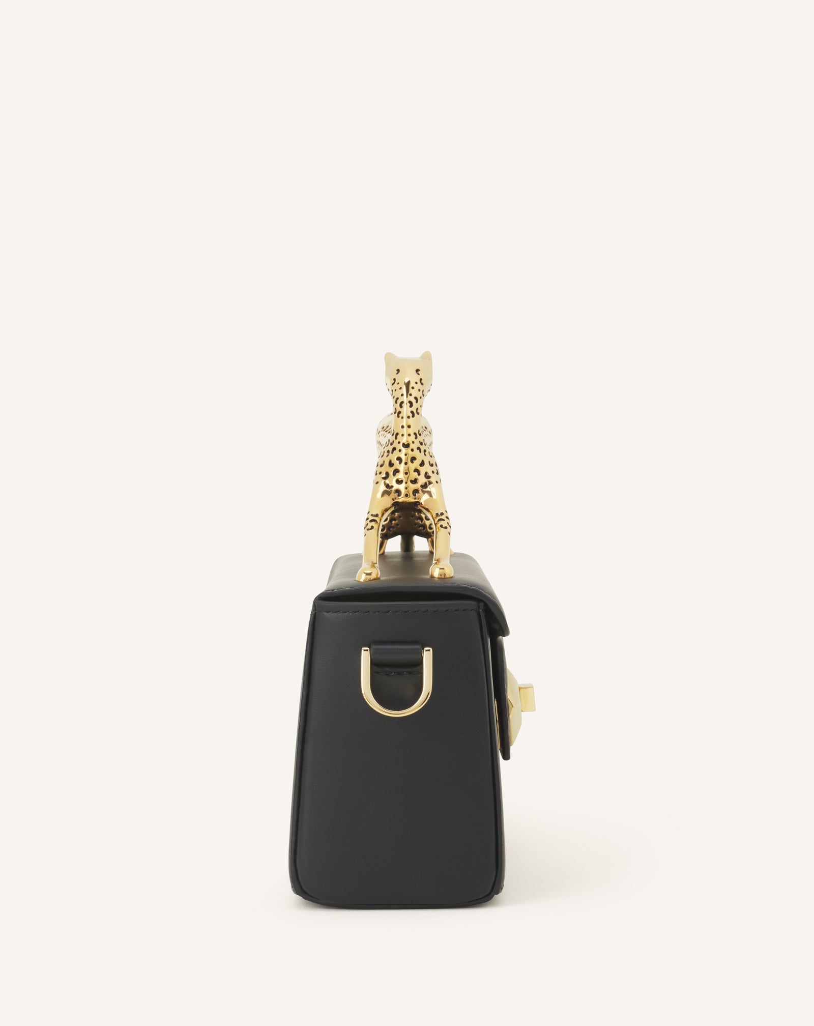 Black Pencil Cat Nano Bag In Leather | Lanvin