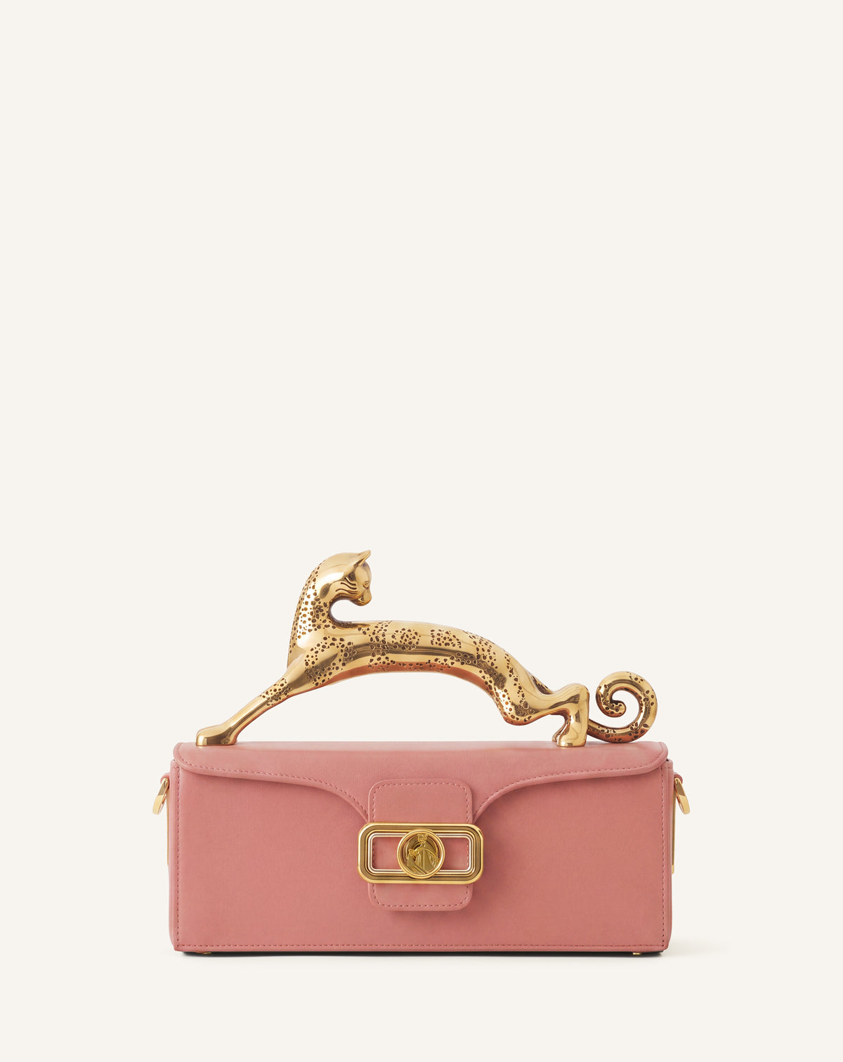 PENCIL CAT BAG IN LEATHER