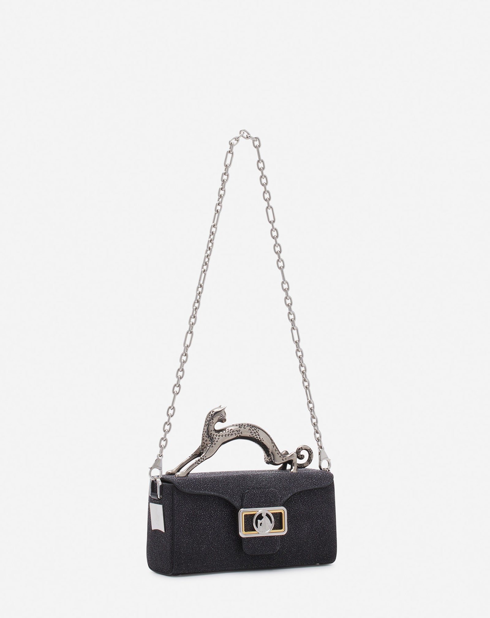 NANO PENCIL CAT BAG IN SUEDE