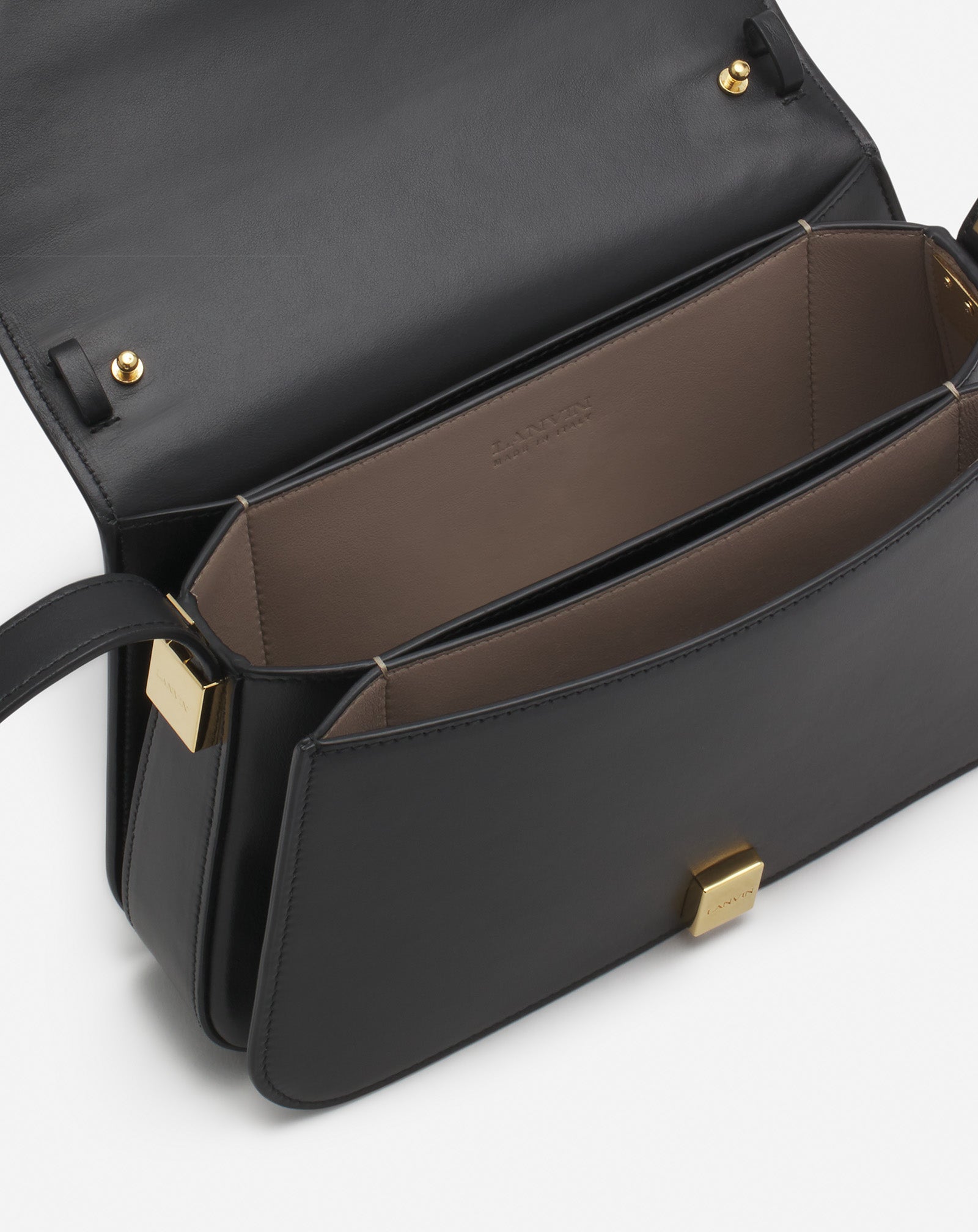 Black Concerto Arpege Leather Bag | Lanvin
