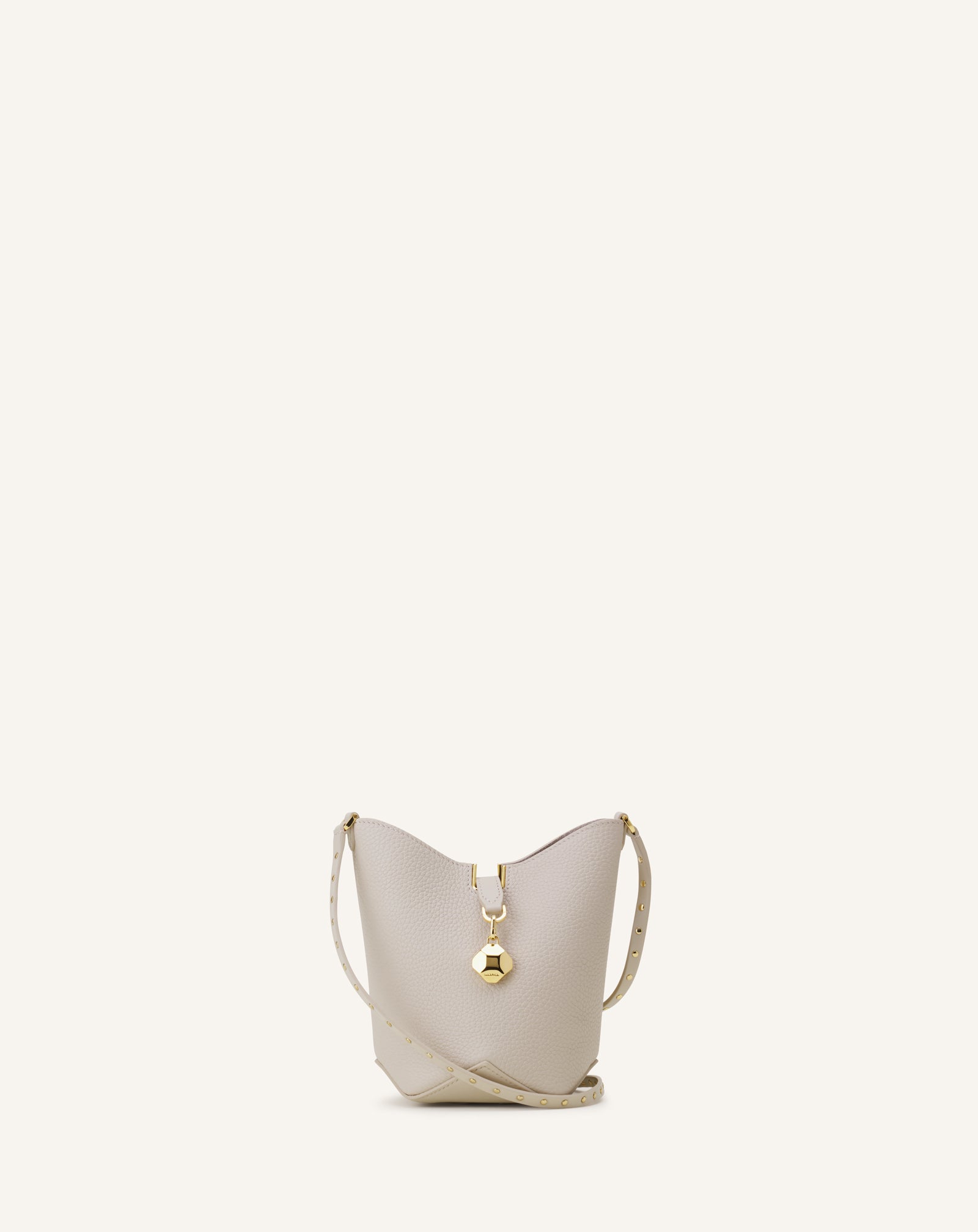 White Catch Nano By Lanvin Leather Bucket Bag | Lanvin