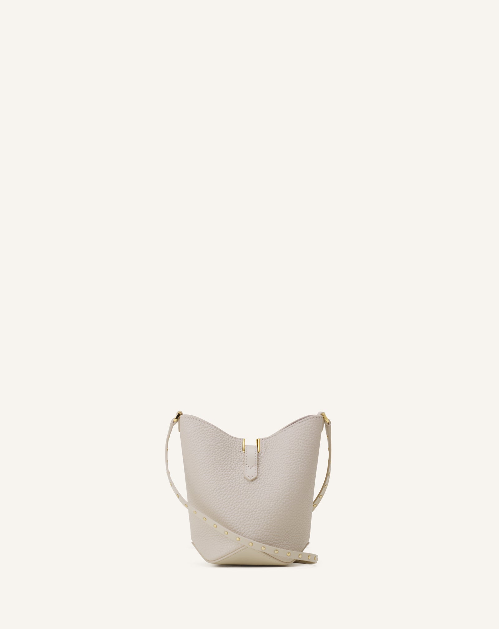 White Catch Nano By Lanvin Leather Bucket Bag | Lanvin