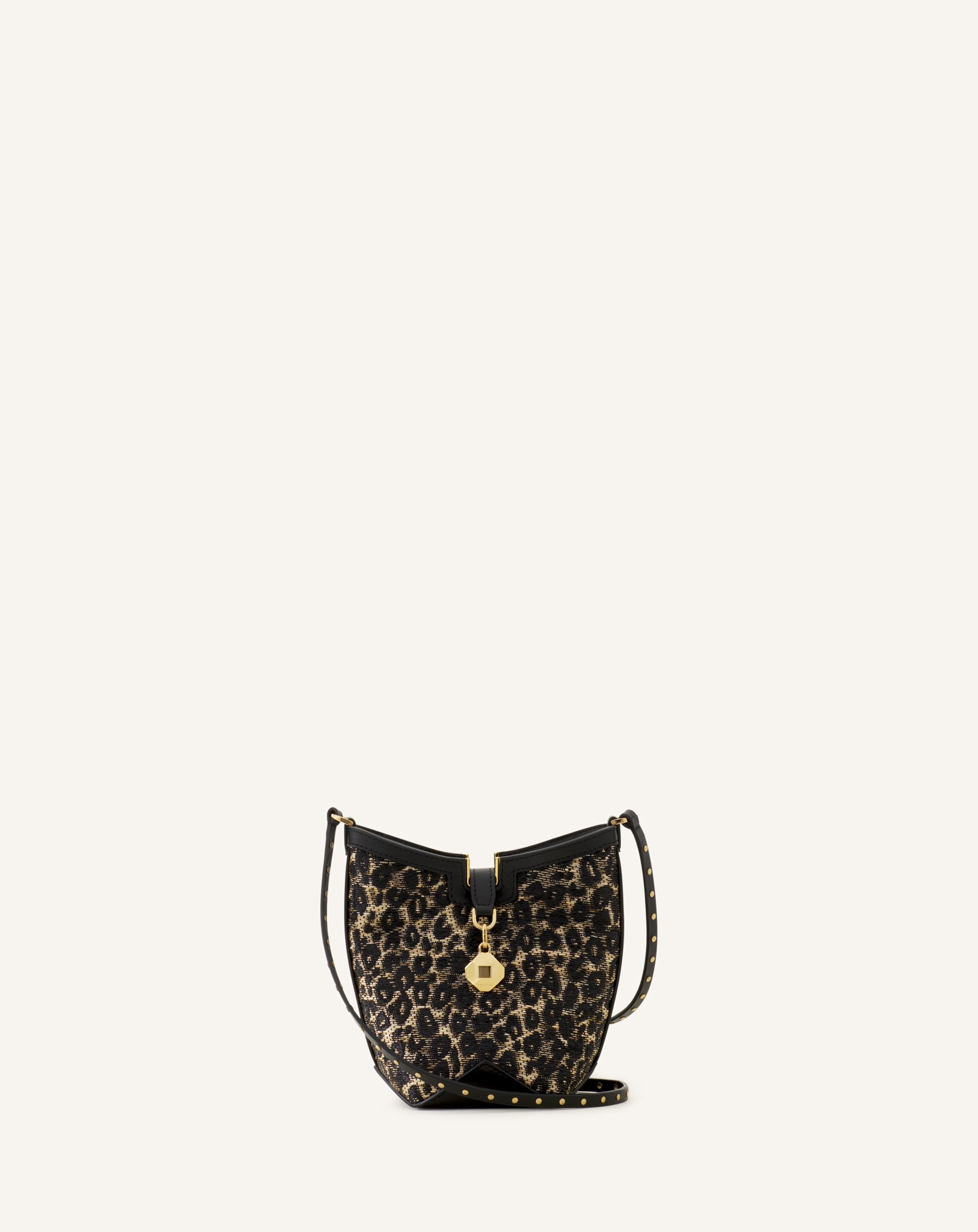 CATCH BY LANVIN NANO BUCKET BAG IN RAFFIA