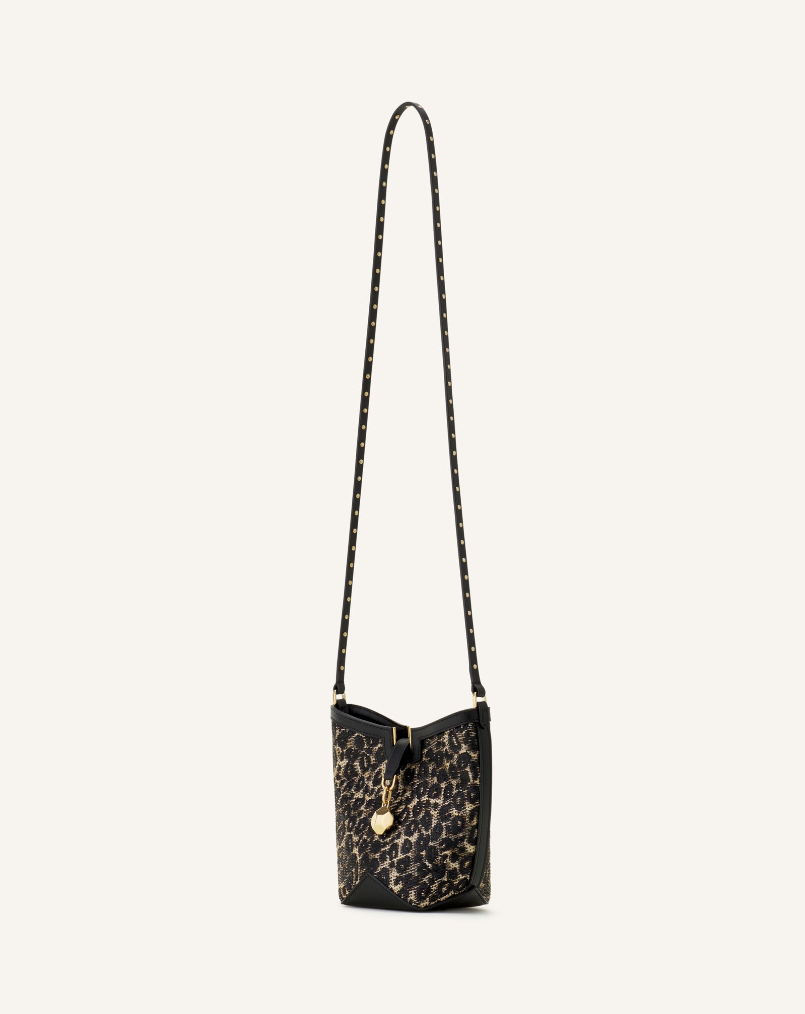Beige Catch By Lanvin Nano Bucket Bag In Raffia | Lanvin