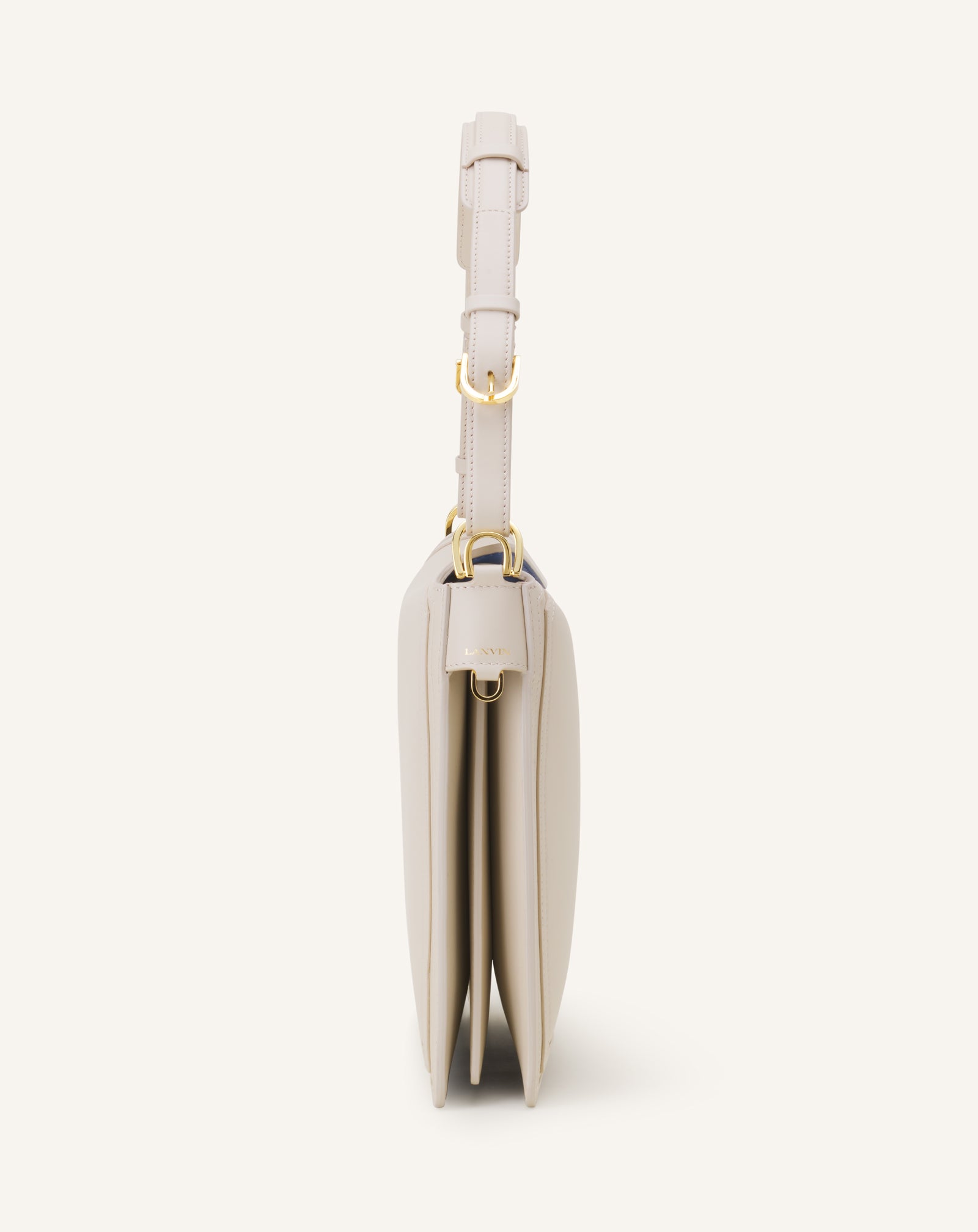 WHITE COMPAGNON BAG IN LEATHER