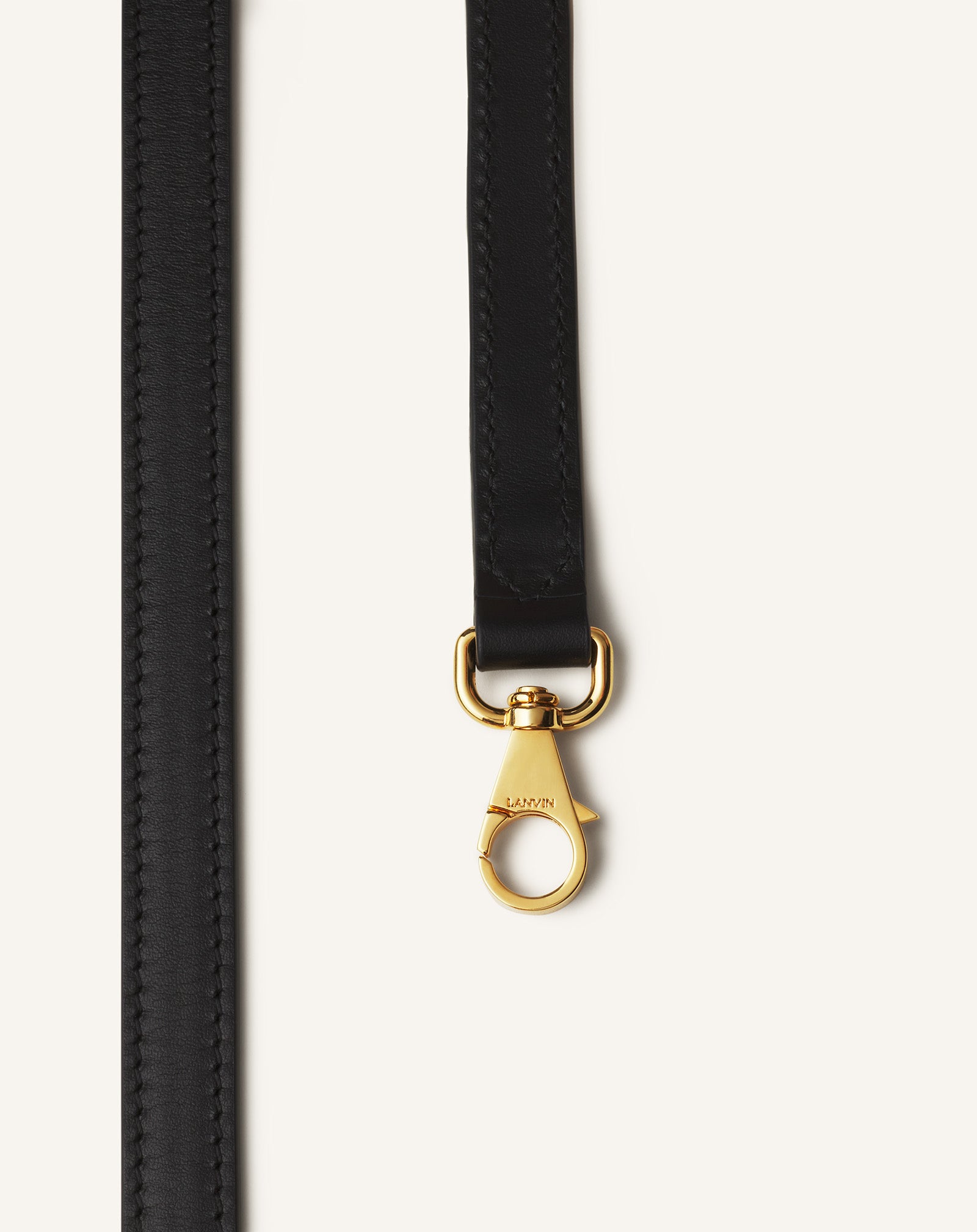 BLACK COMPAGNON BAG IN LEATHER