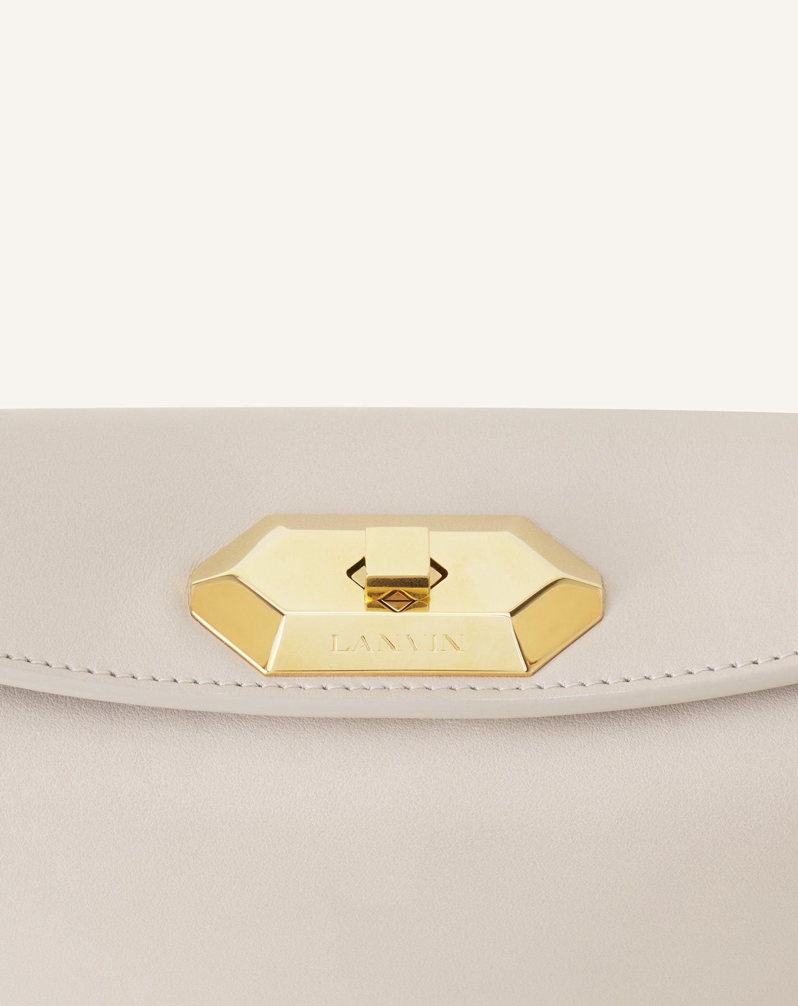 WHITE COMPAGNON 20 BAG IN LEATHER