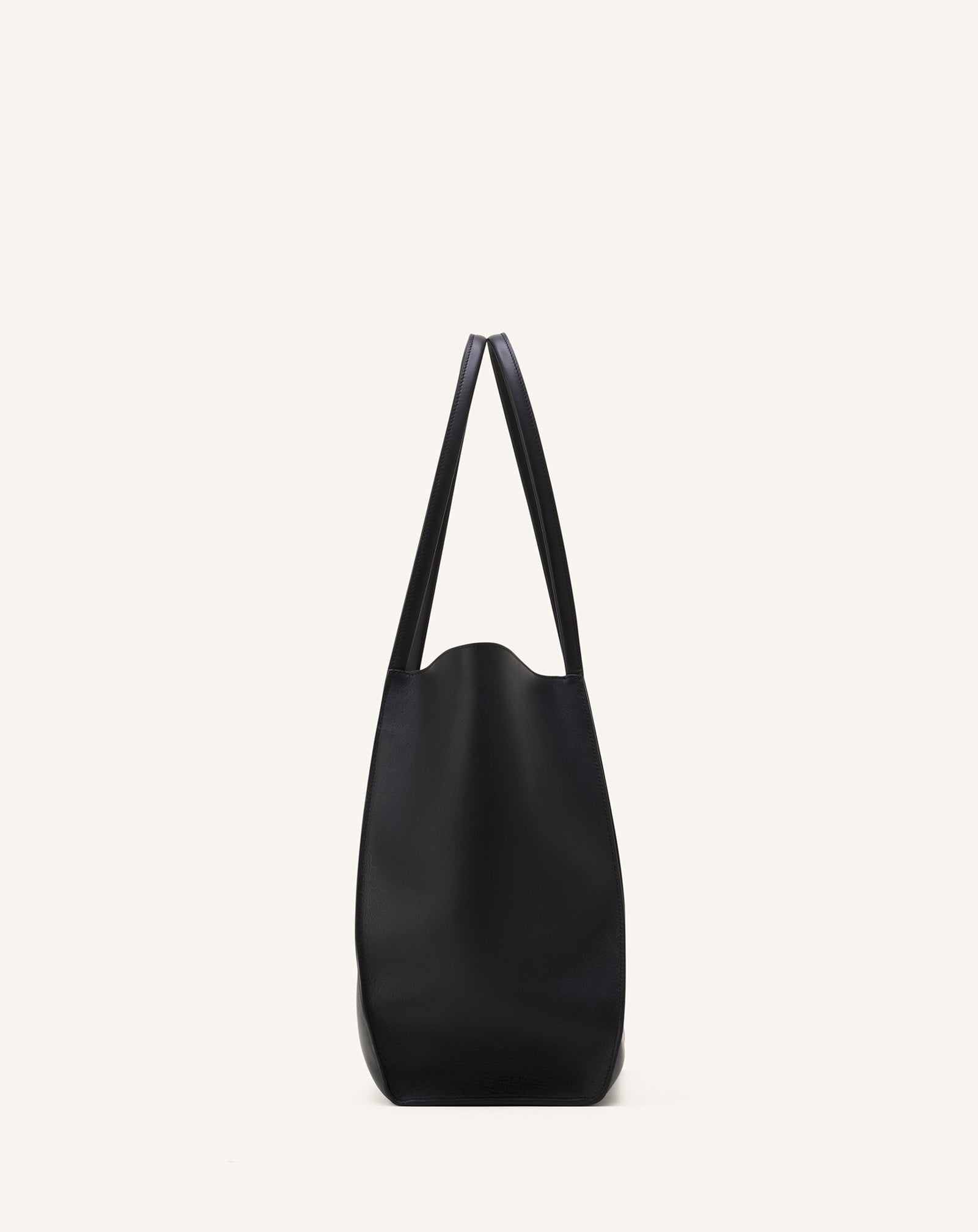 BLACK CONCERTO ARPÈGE LEATHER TOTE BAG