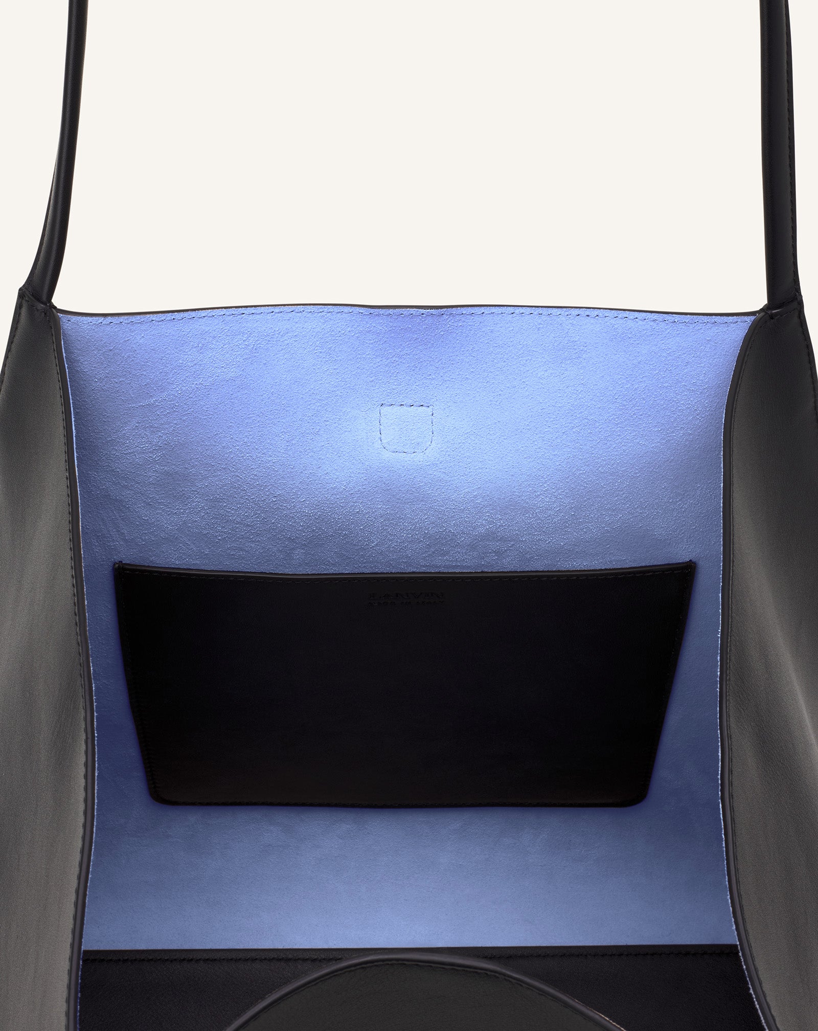 BLACK CONCERTO ARPÈGE LEATHER TOTE BAG