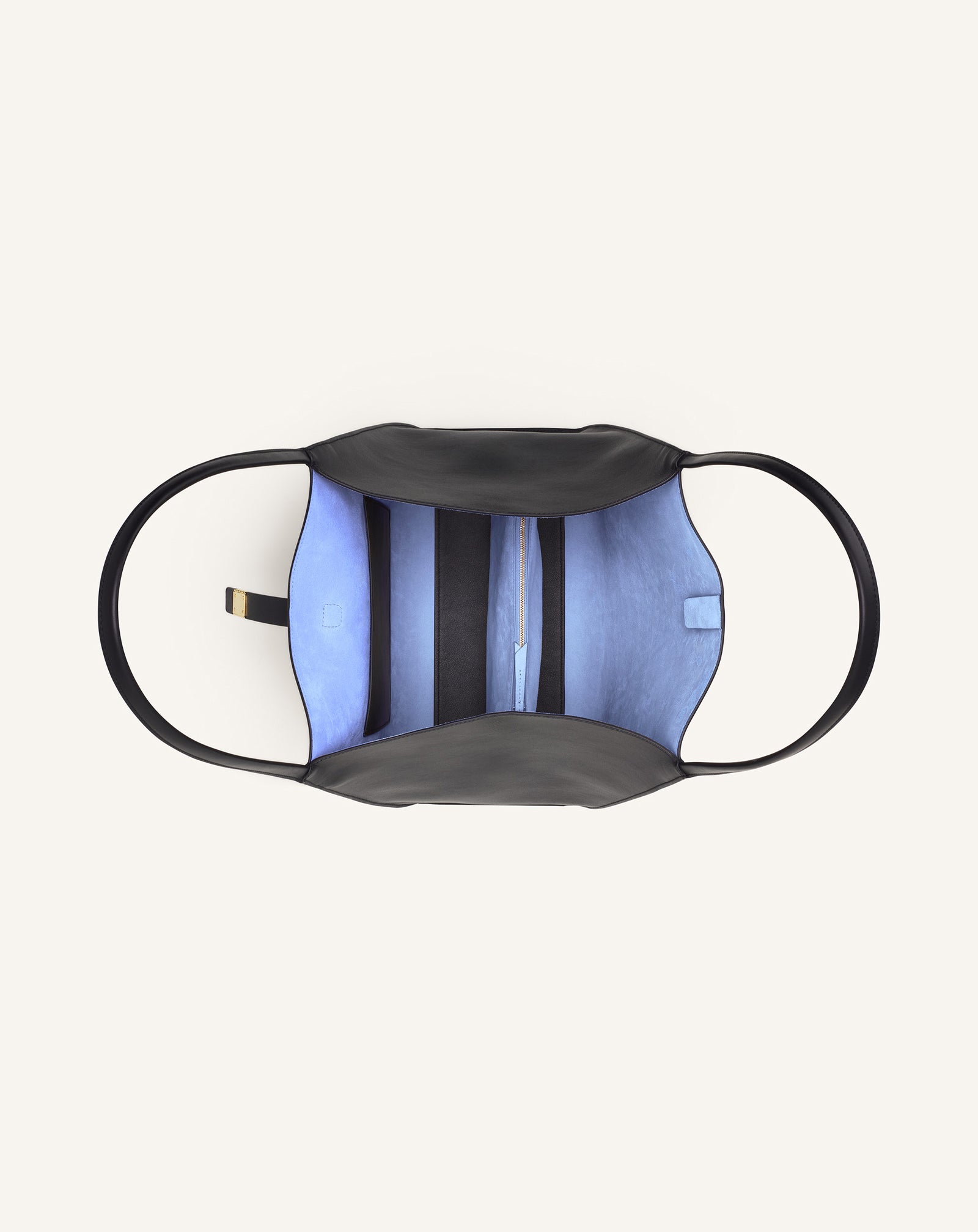 BLACK CONCERTO ARPÈGE LEATHER TOTE BAG