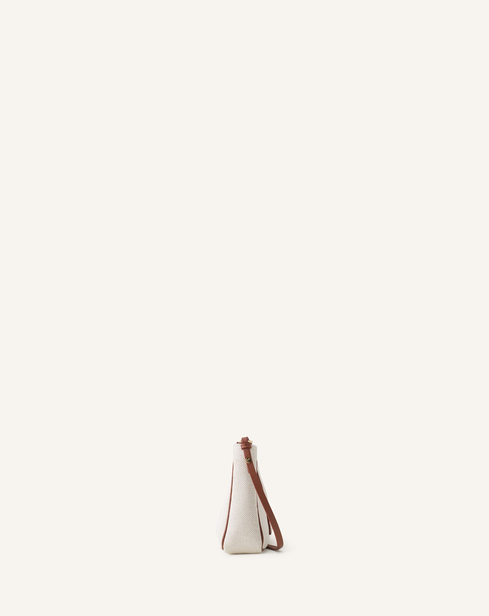 COMPAGNON SMALL ZIPPED SHOLDER BAG IN CANVAS