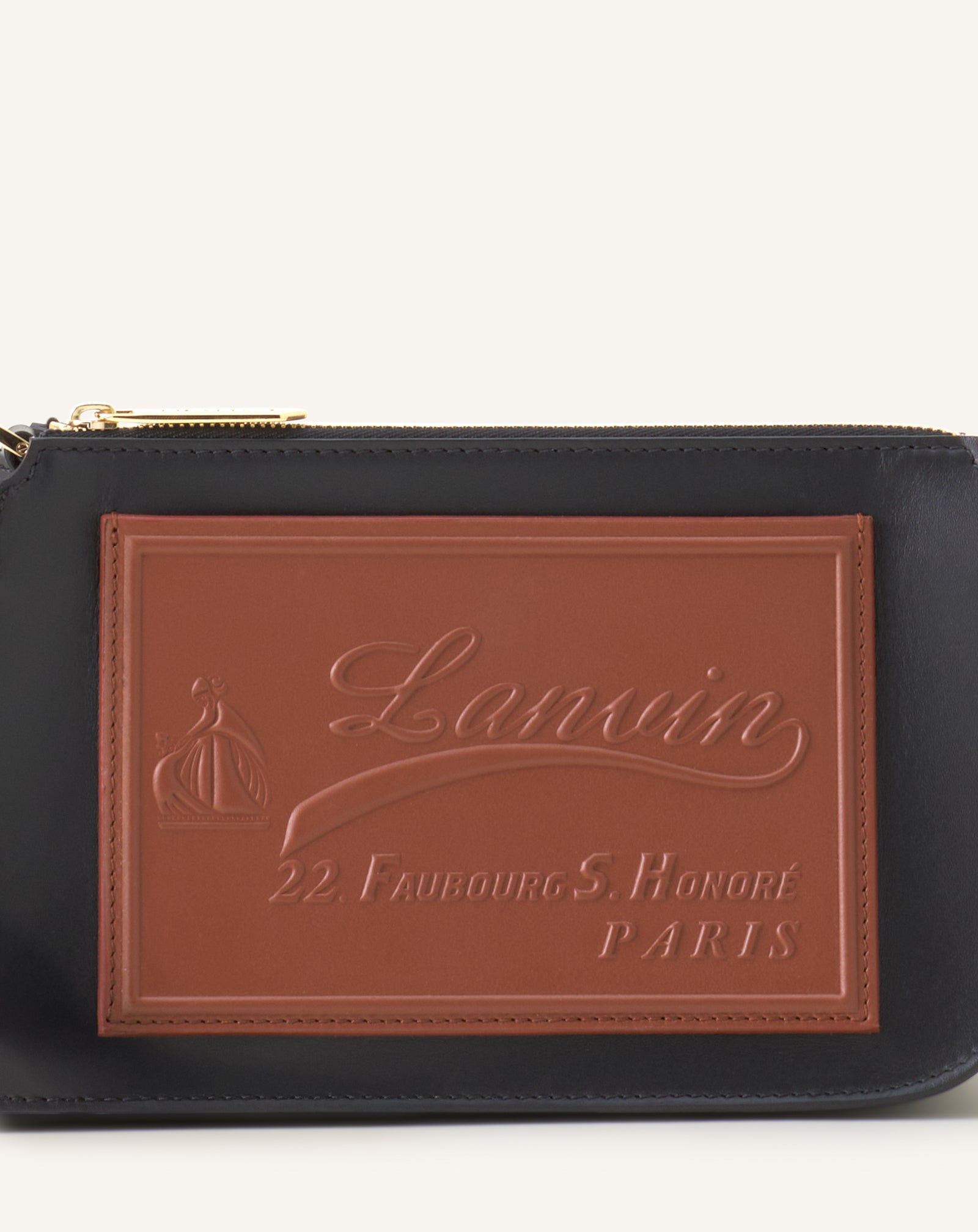 COMPAGNON SMALL ZIPPED SHOLDER BAG IN LEATHER