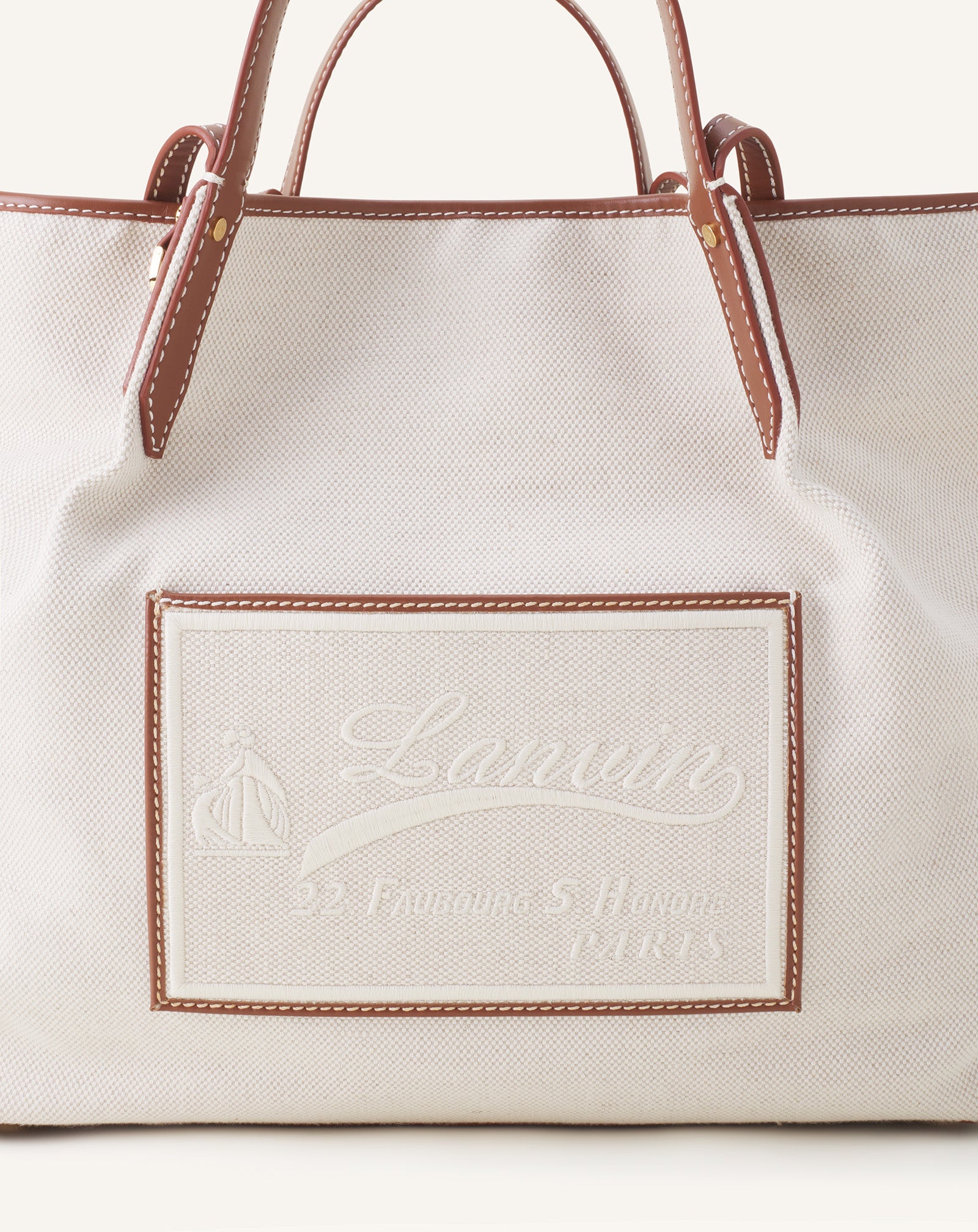 CATCH BY LANVIN CANVAS TOTE BAG