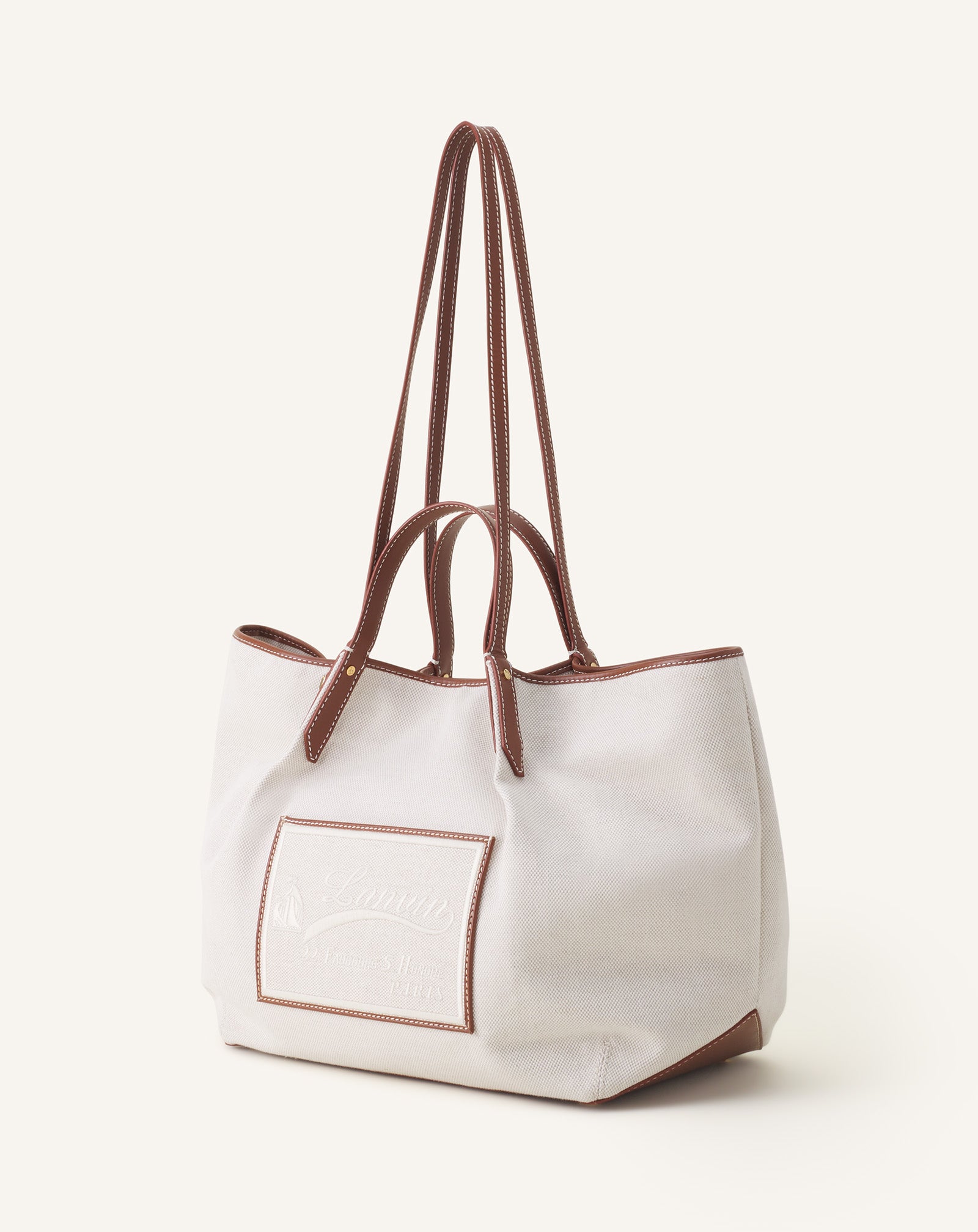 CATCH BY LANVIN CANVAS TOTE BAG