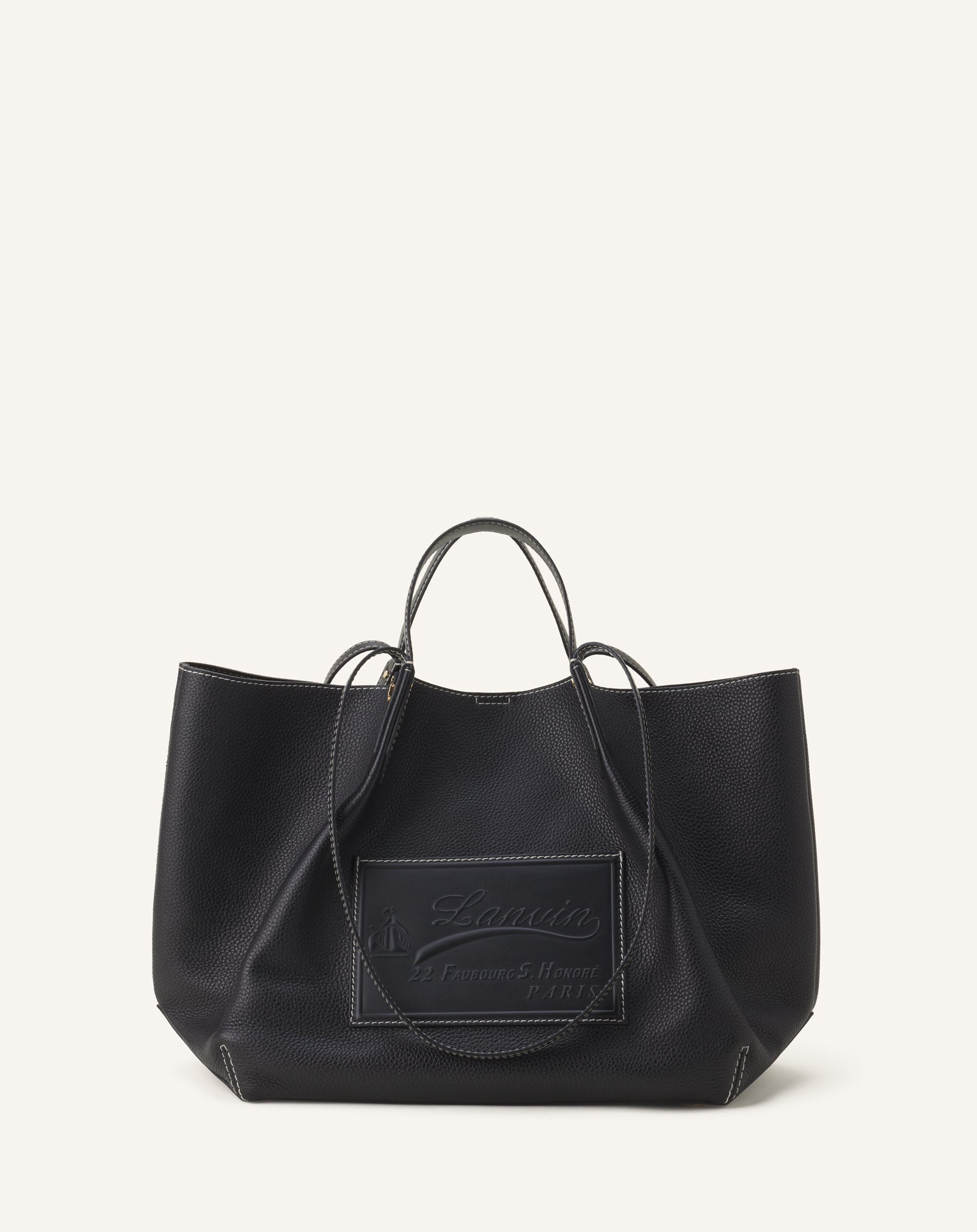 BLACK CATCH BY LANVIN TOTE BAG