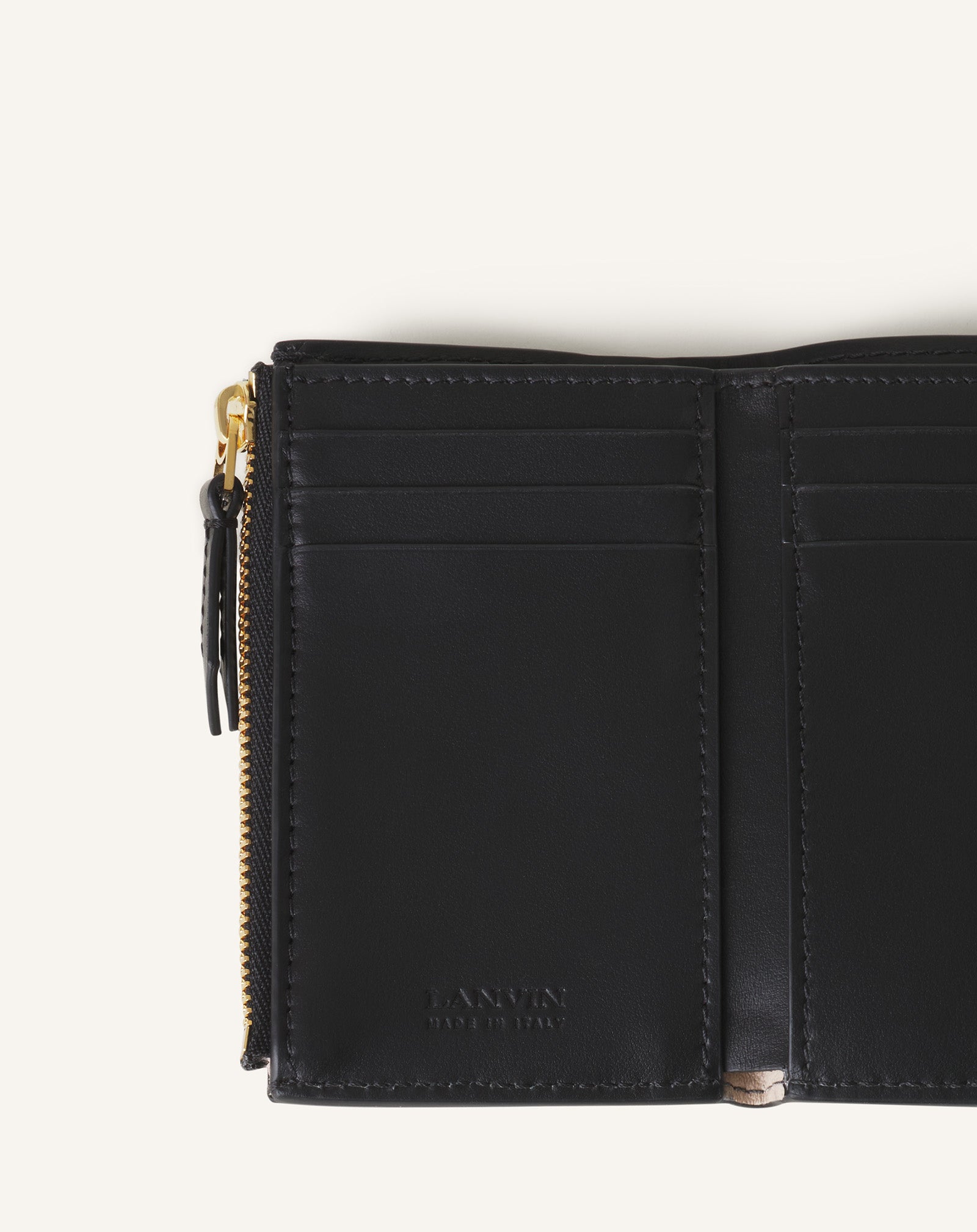 BLACK CONCERTO ARPÈGE LEATHER WALLET