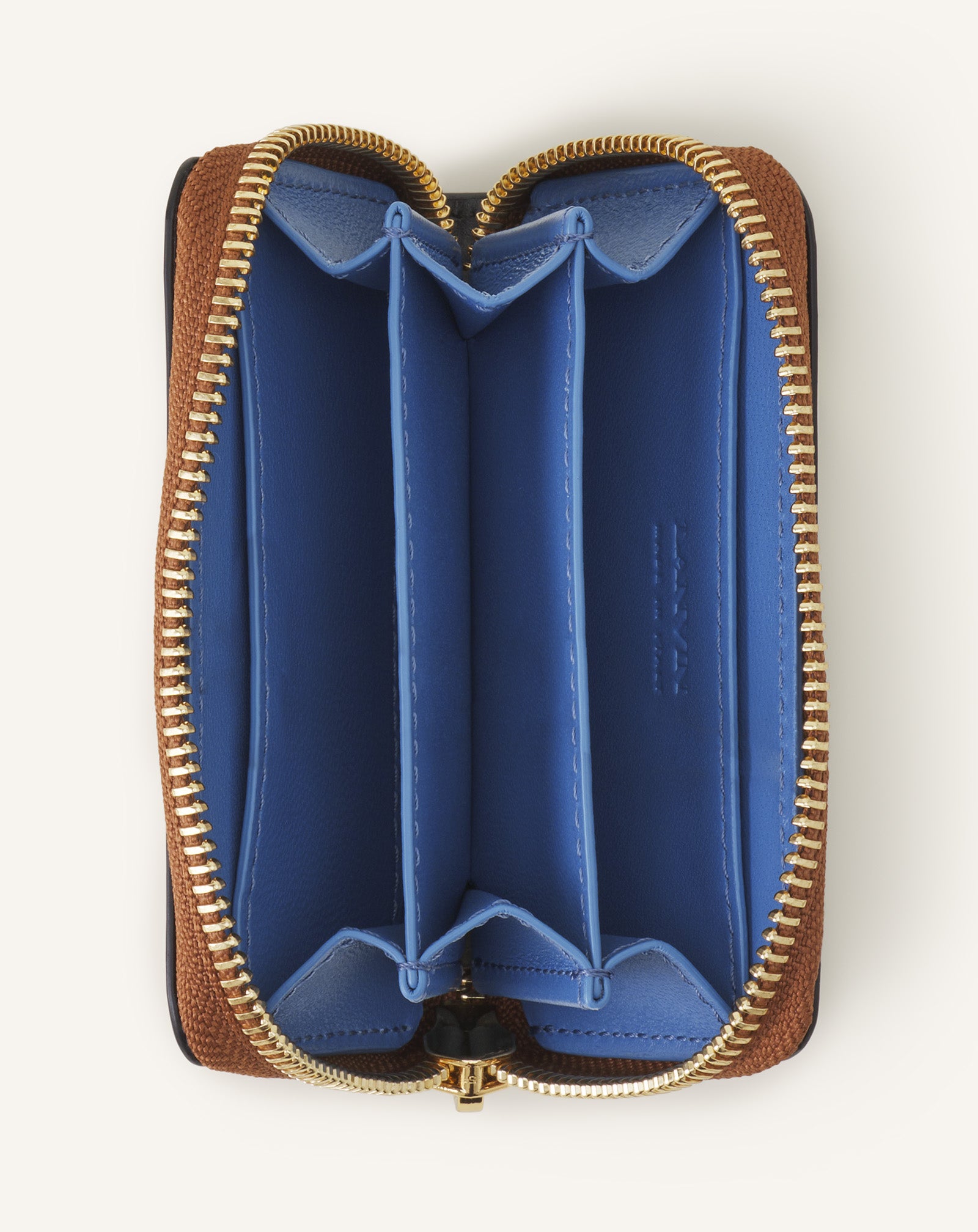 Brown Catch By Lanvin Zipped Leather Cardholder | Lanvin
