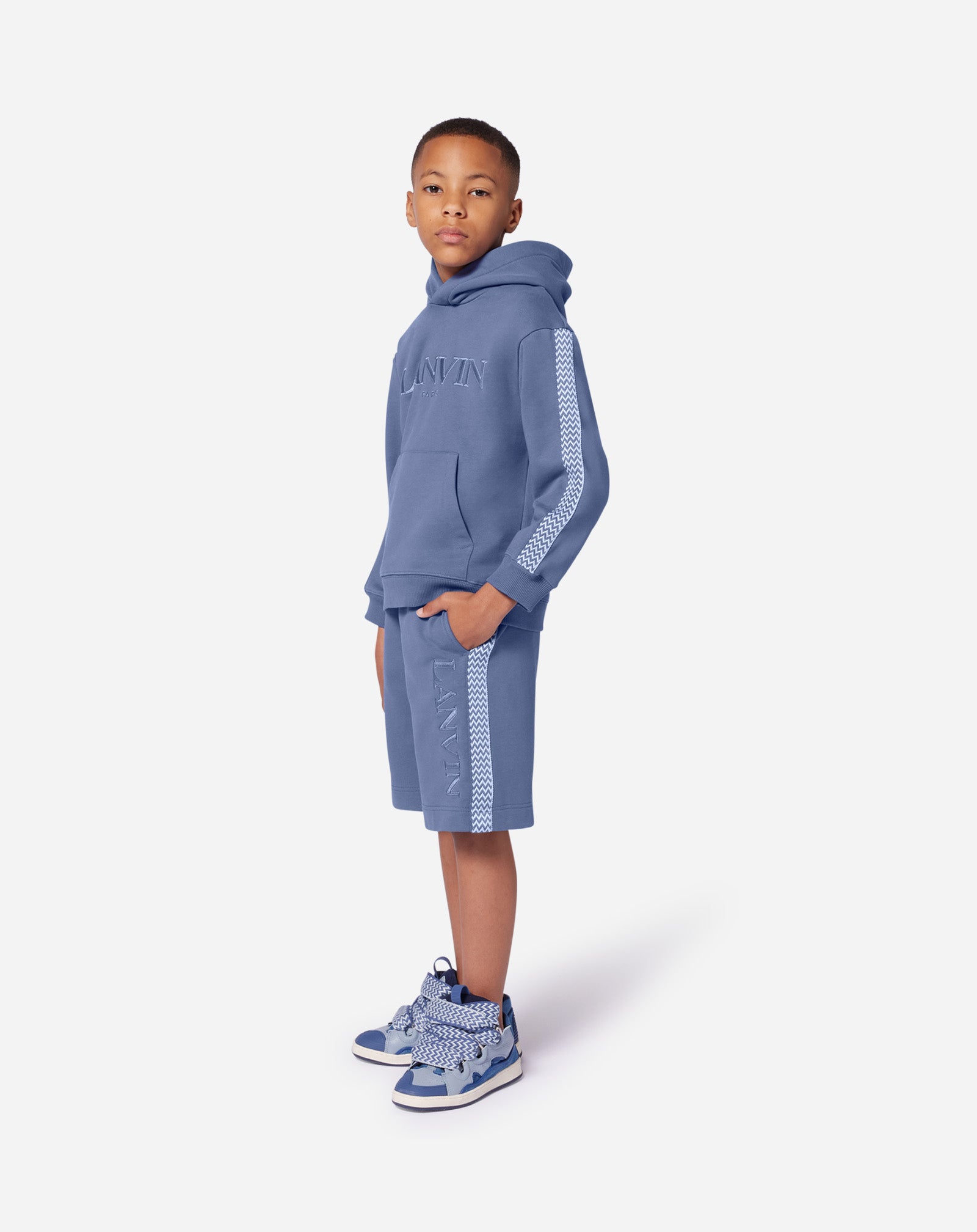 KIDS ELASTICATED WAIST LONG SHORTS