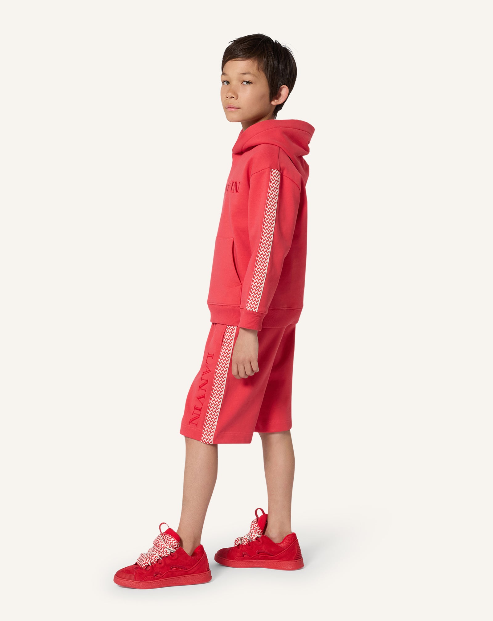 Red Fleece Bermuda Shorts | Lanvin